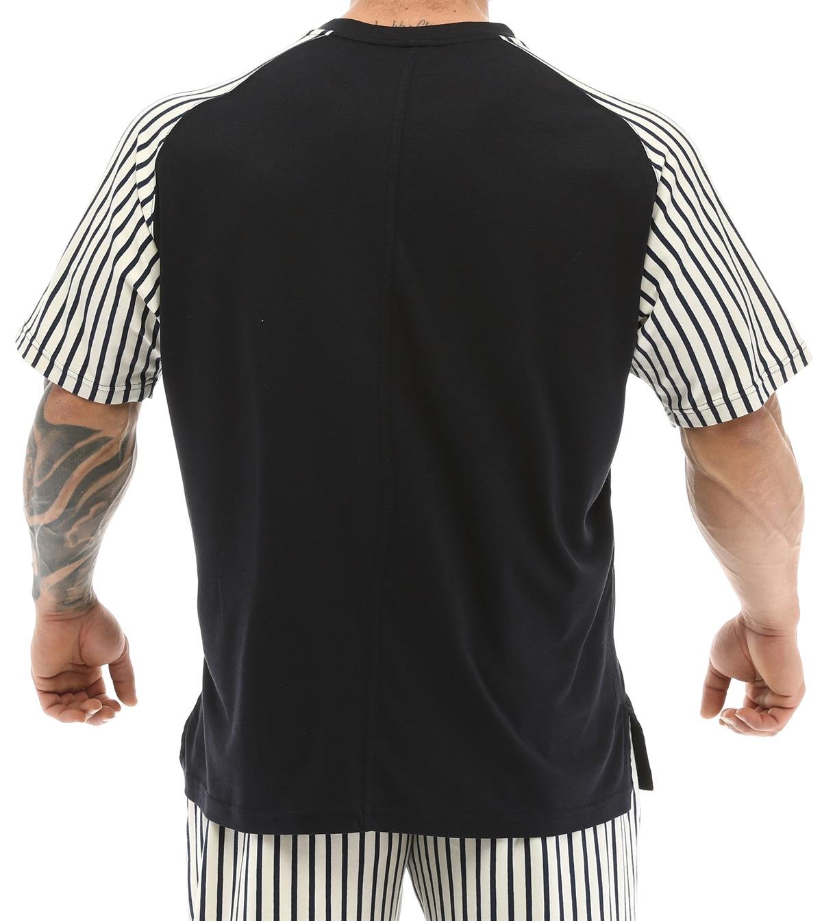 Men's Stripped Exclusive Rag Top T-shirt