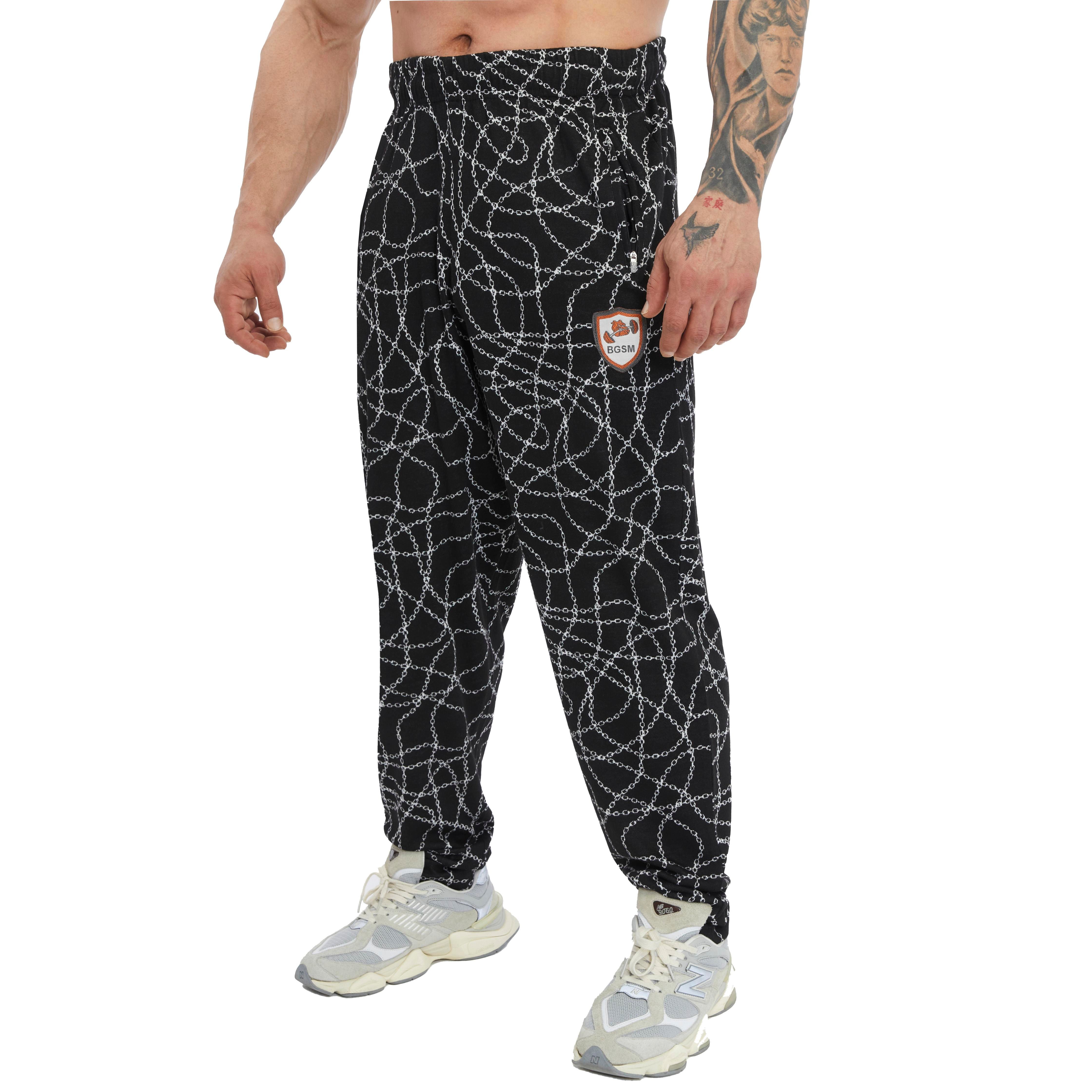 Men's Tapered Fit Sweatpants with Zippered Pockets