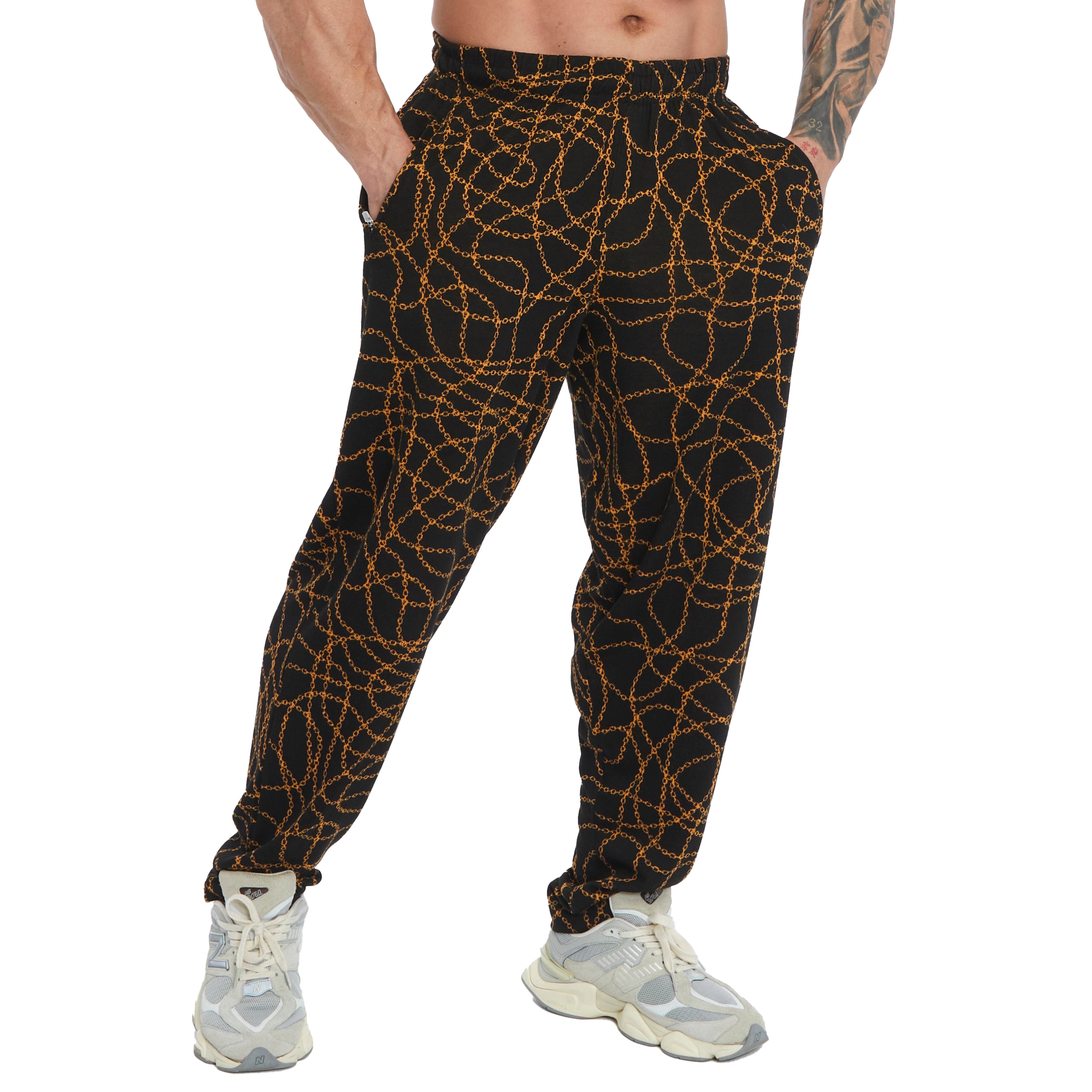 Men's Tapered Fit Sweatpants with Zippered Pockets