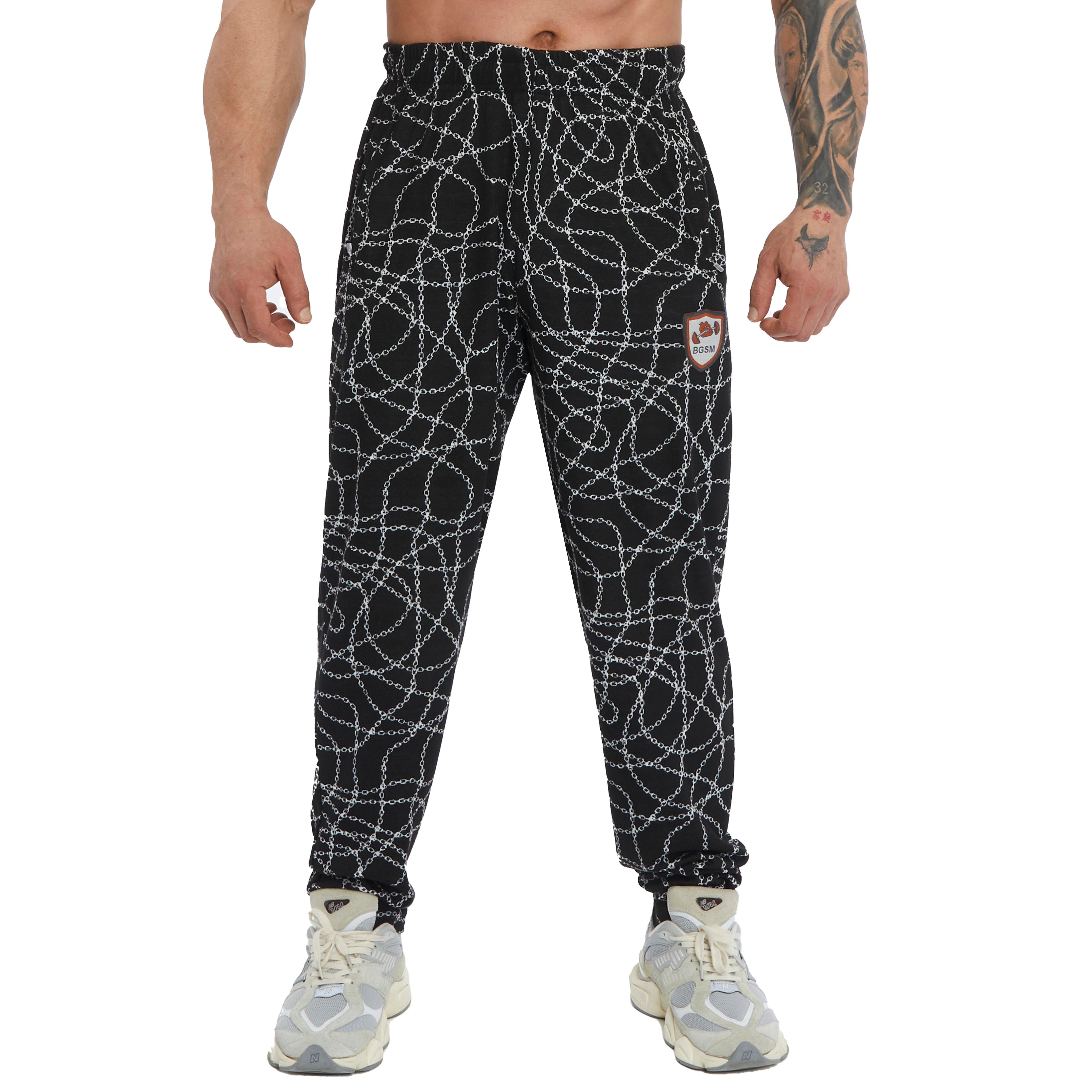 Men's Tapered Fit Sweatpants with Zippered Pockets