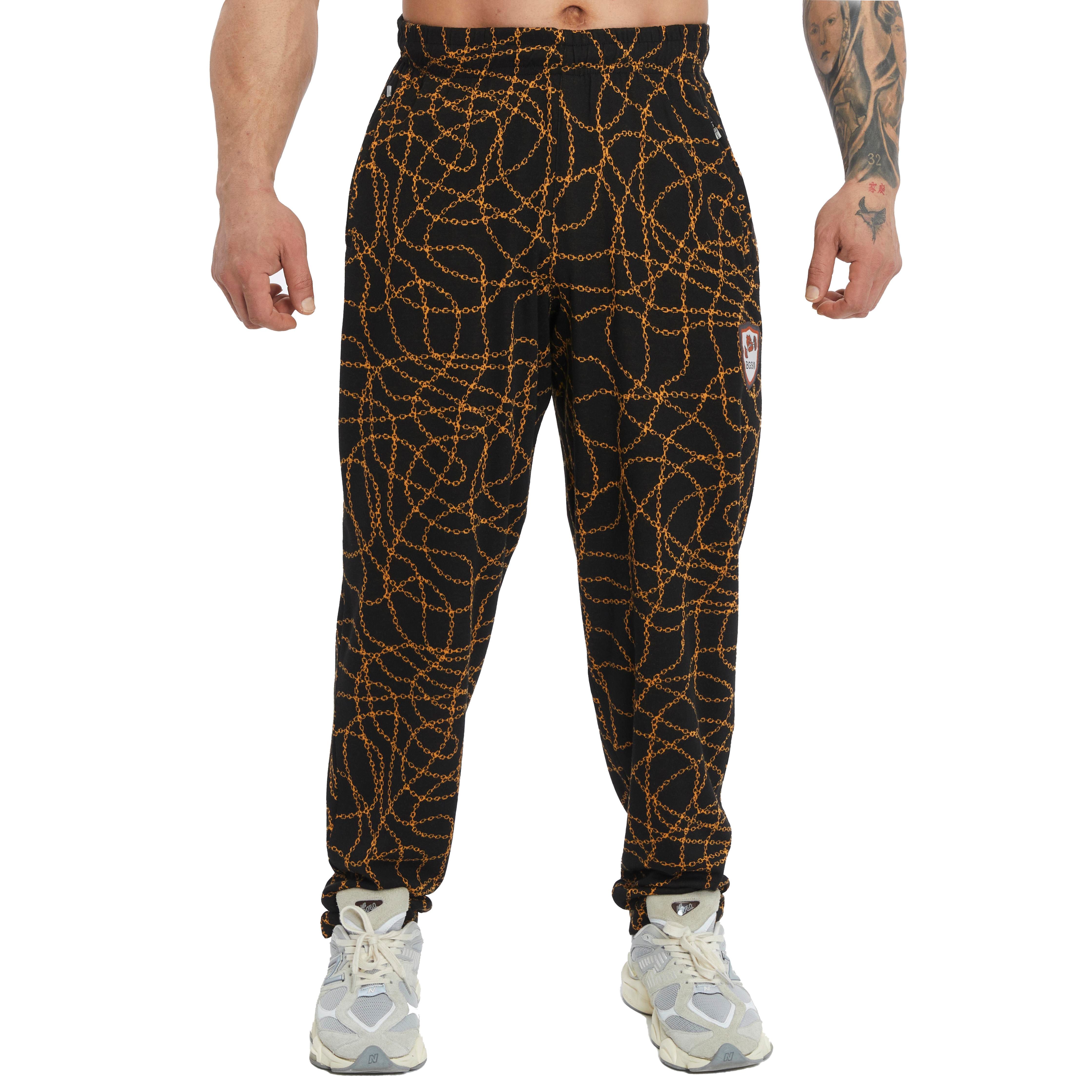Men's Tapered Fit Sweatpants with Zippered Pockets