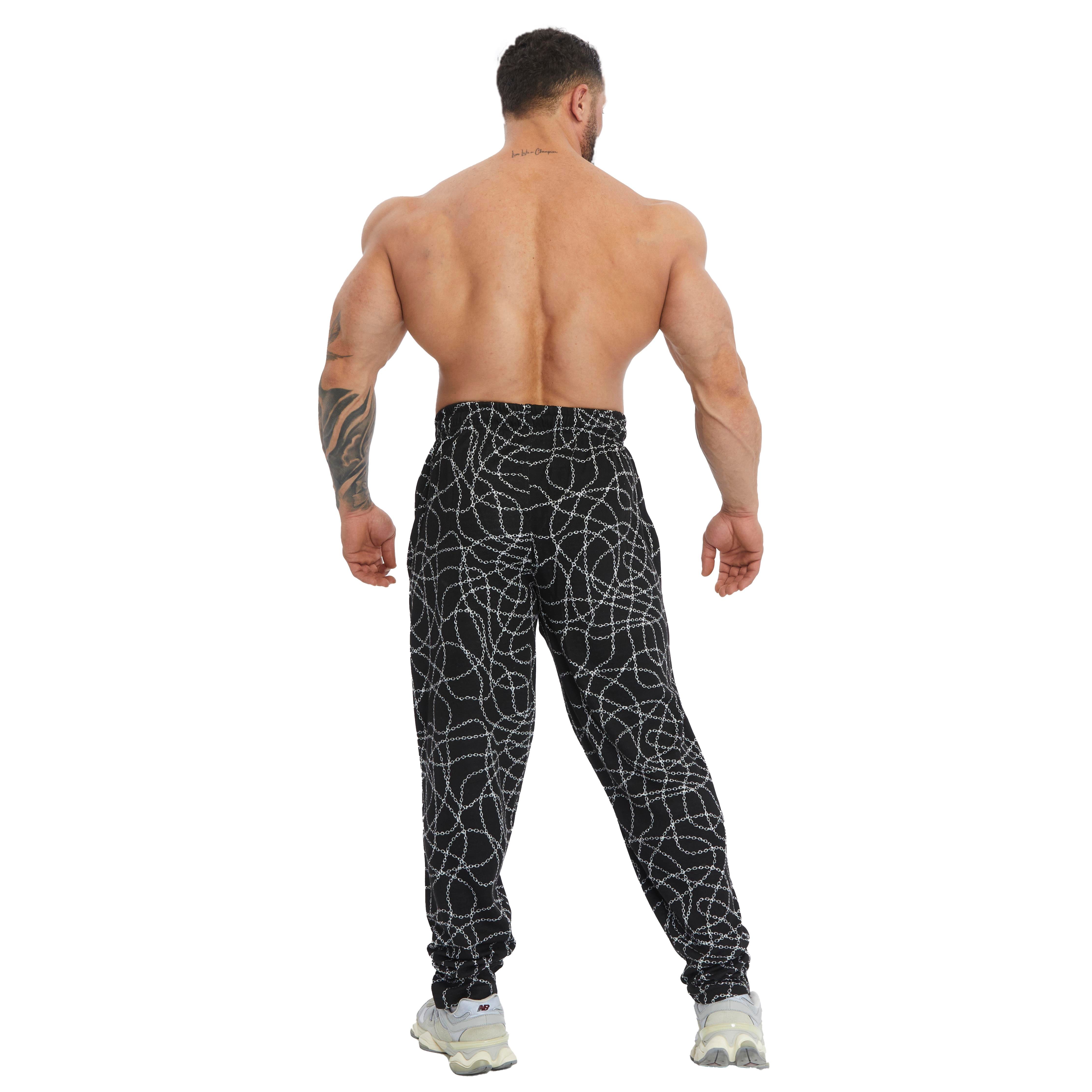 Men's Tapered Fit Sweatpants with Zippered Pockets