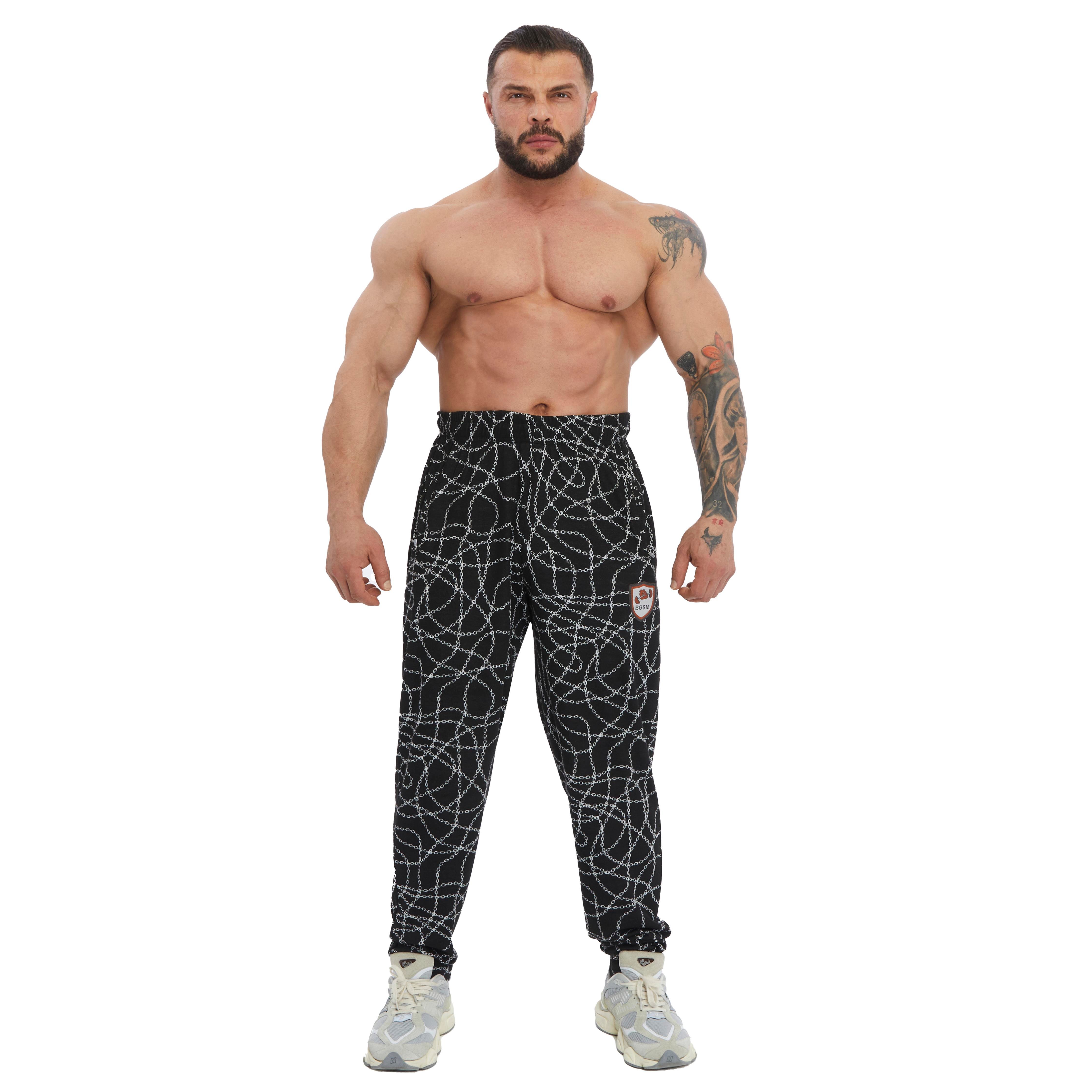 Men's Tapered Fit Sweatpants with Zippered Pockets