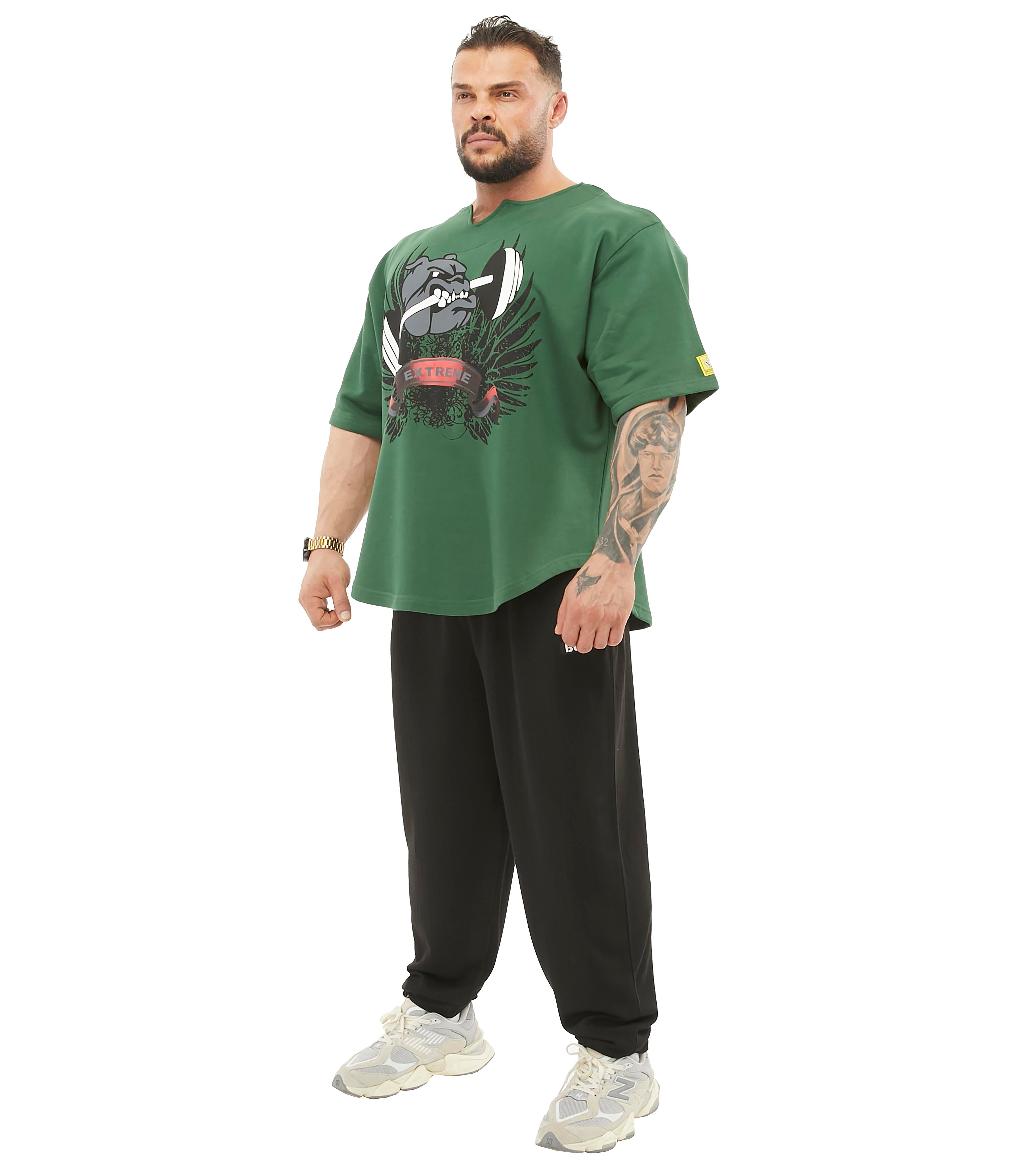 Men's Thick Fabric Wide Cut Rag Top T-shirt 