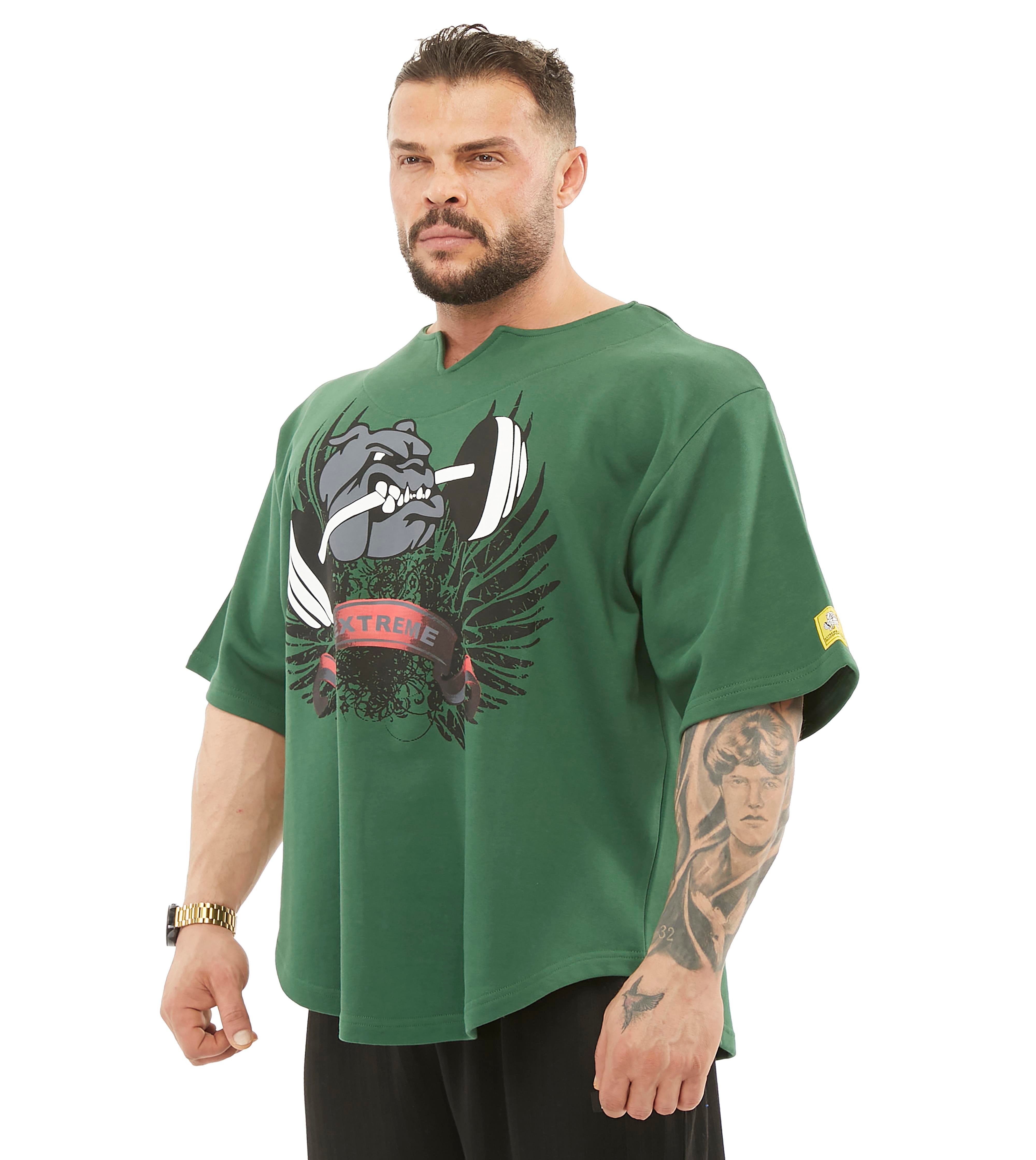 Men's Thick Fabric Wide Cut Rag Top T-shirt 