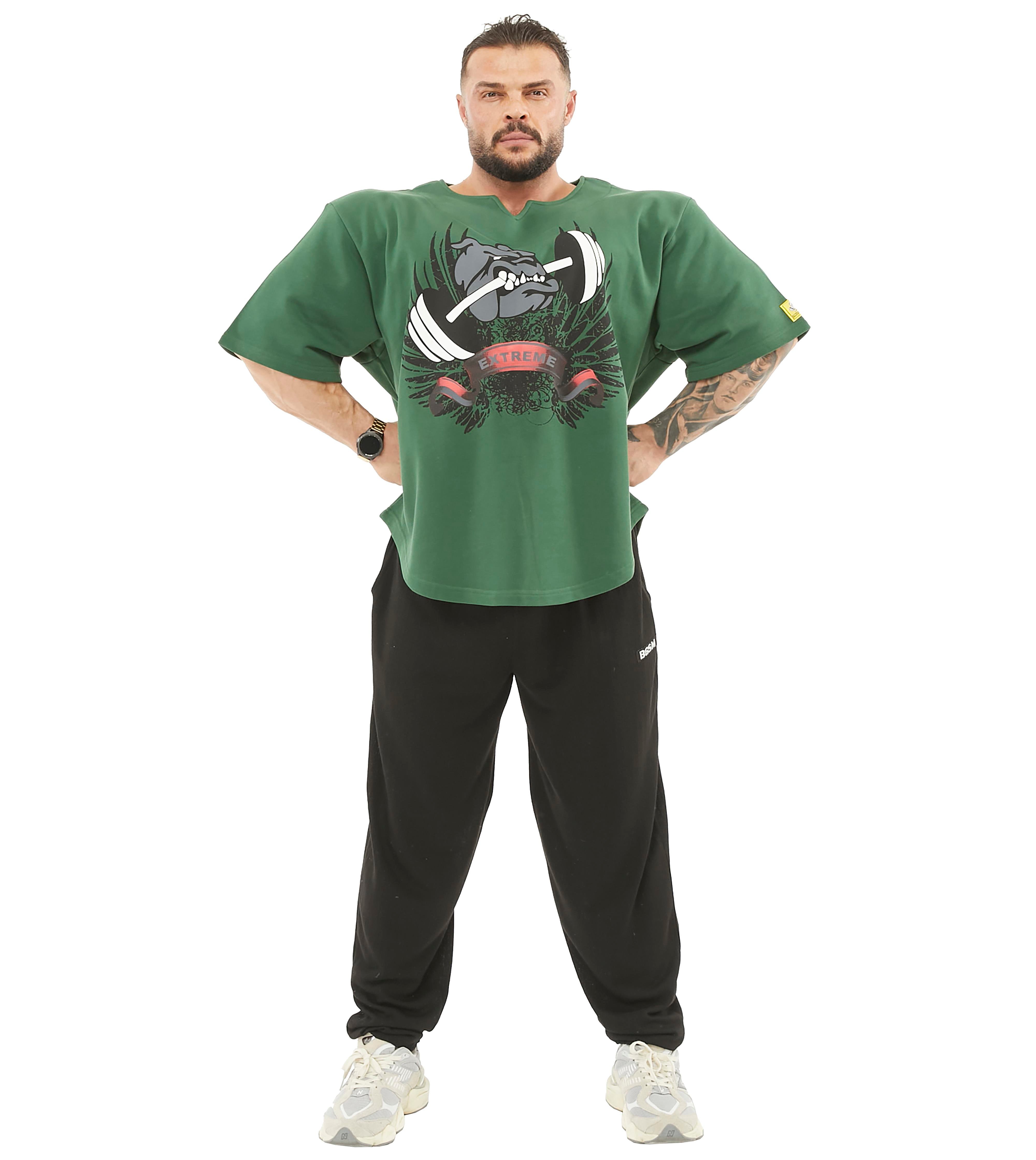 Men's Thick Fabric Wide Cut Rag Top T-shirt 