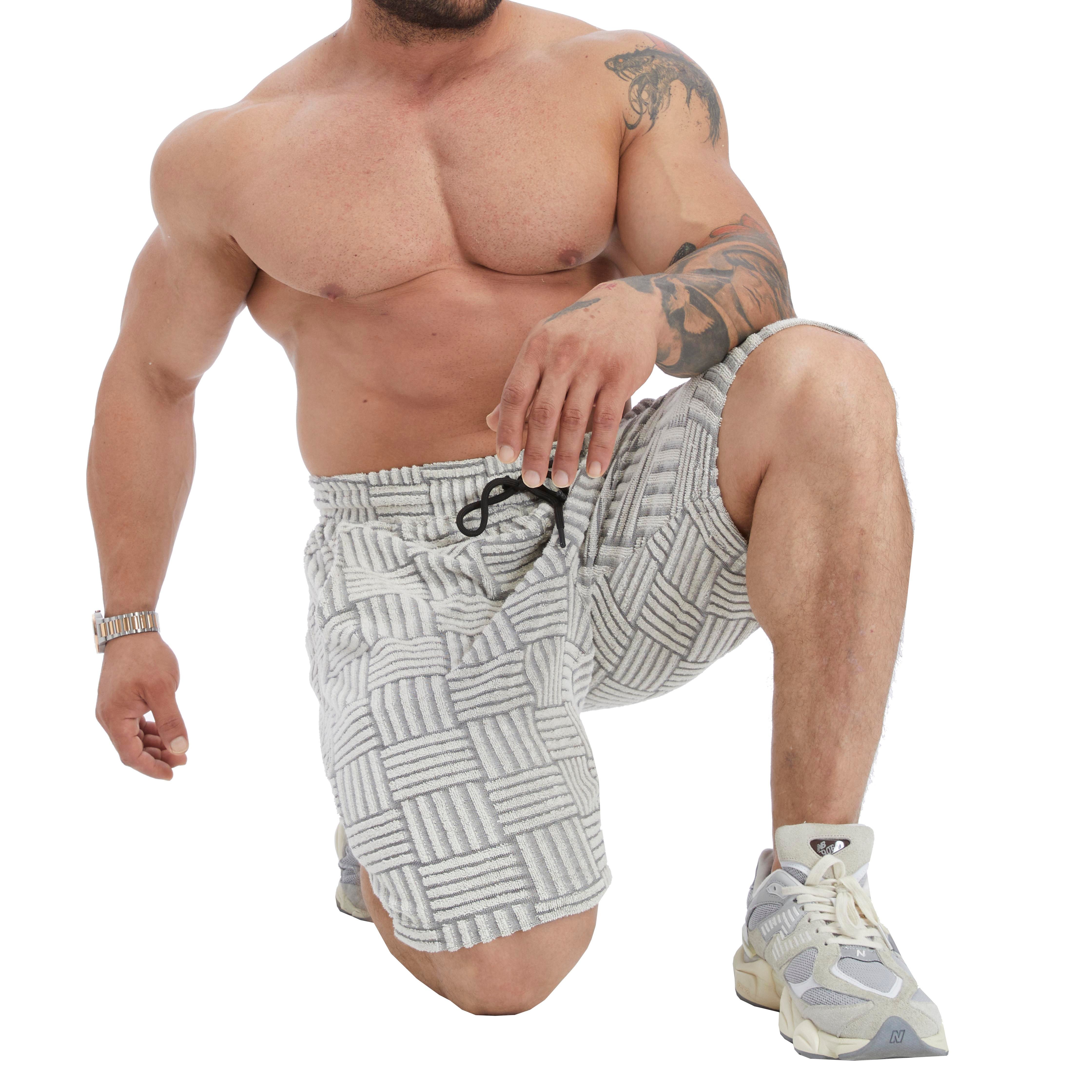 Men's Towel Cotton Textured Active Shorts