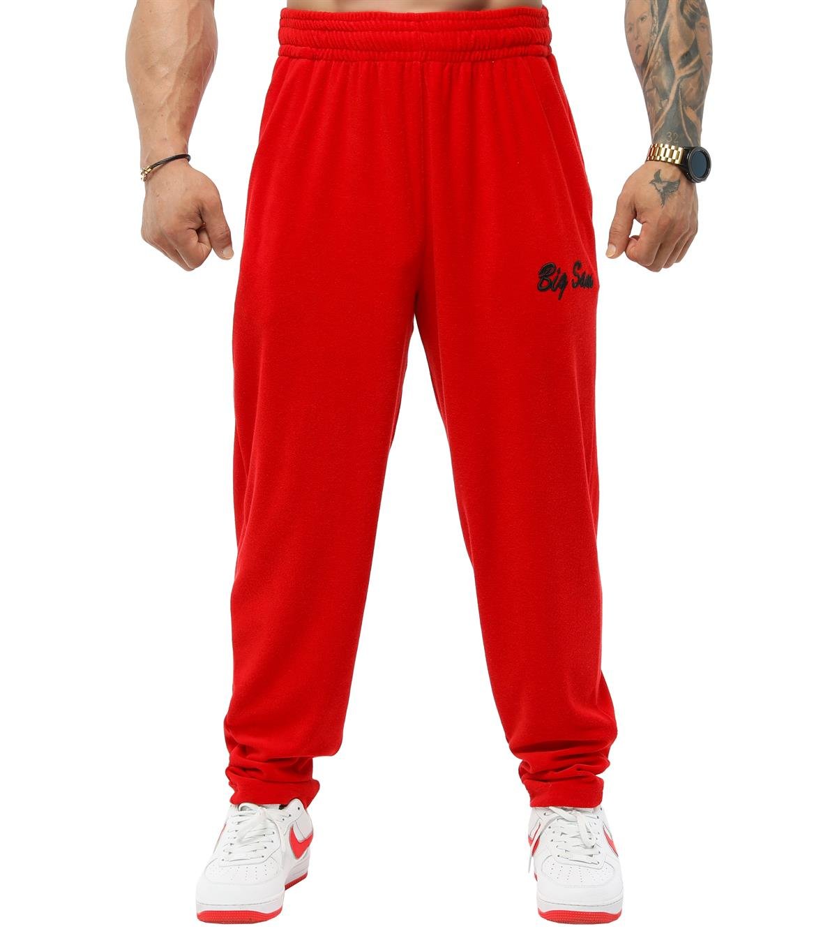 Men's Towel Sweatpants with Pockets Big Sam