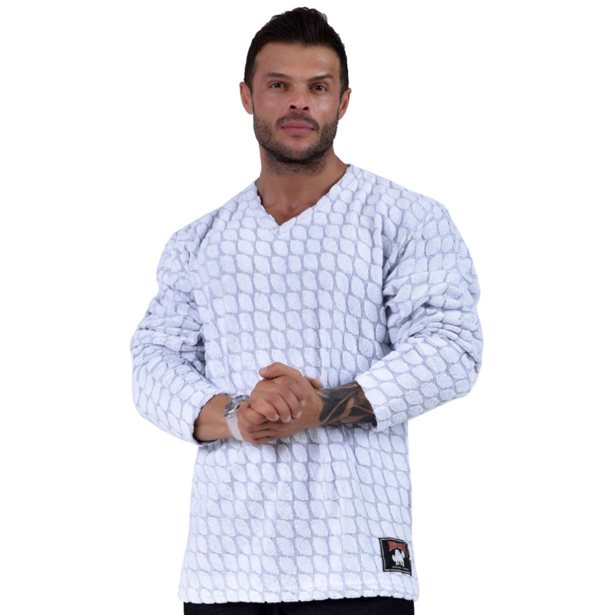Men's Towel V-Neck Sweatshirt