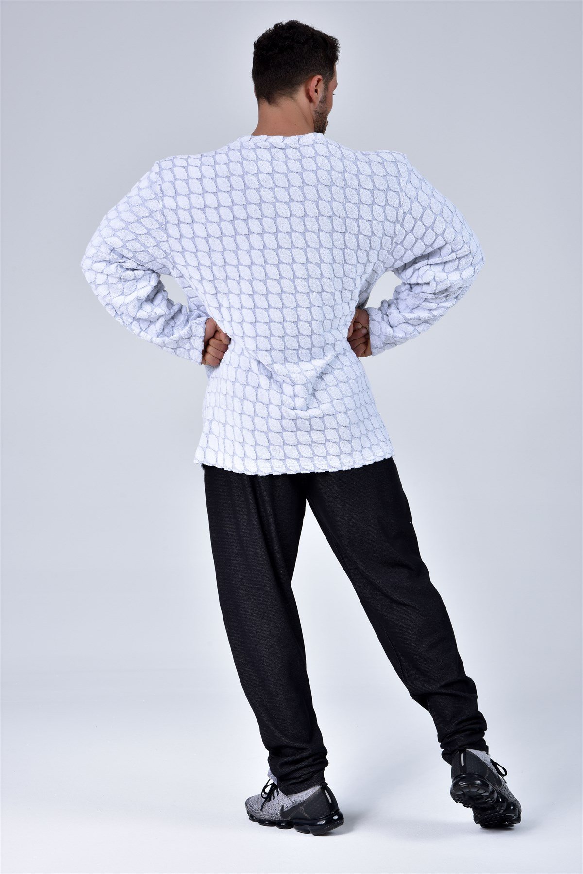 Men's Towel V-Neck Sweatshirt