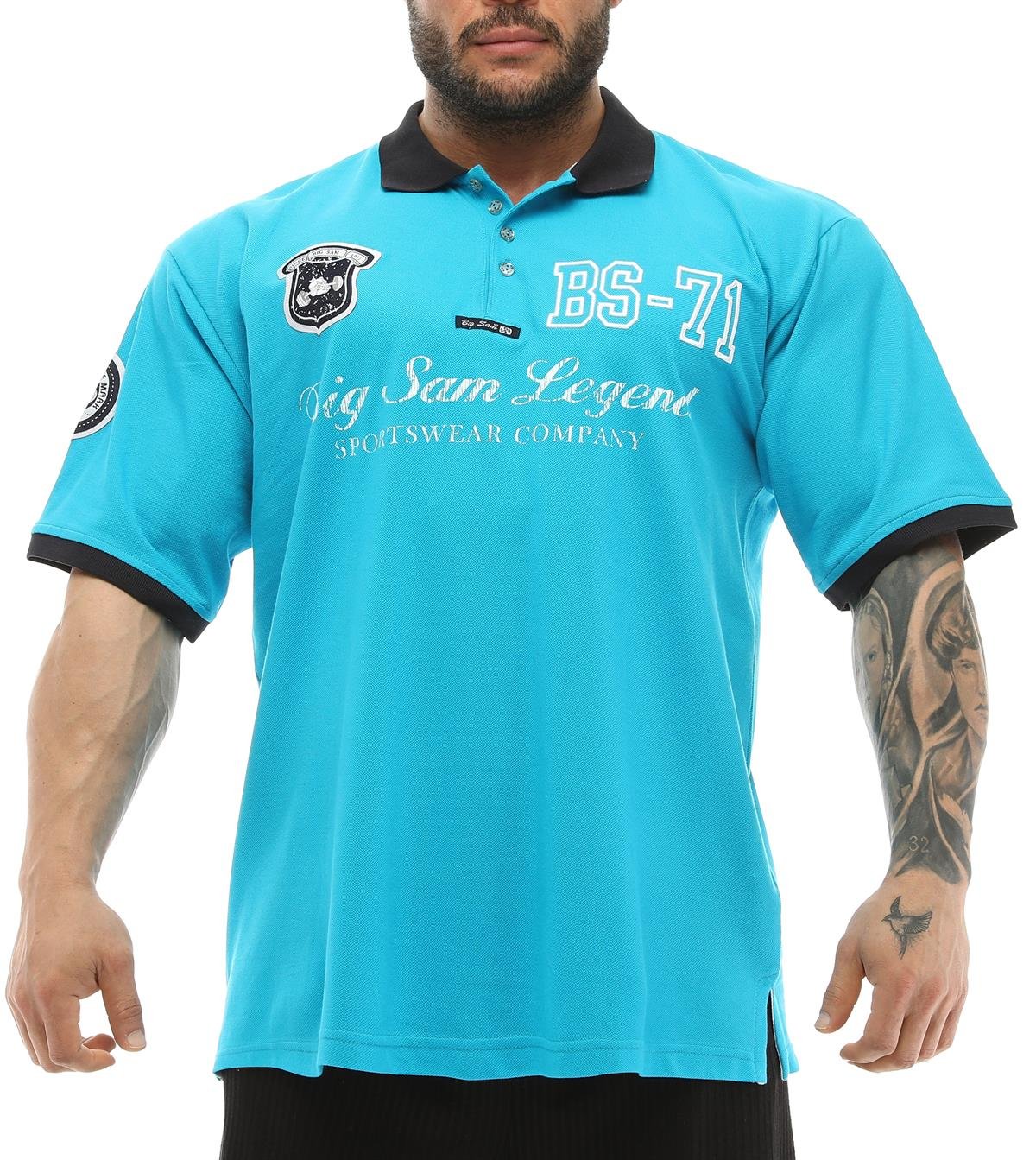 Men's Turquoise Polo T-shirt