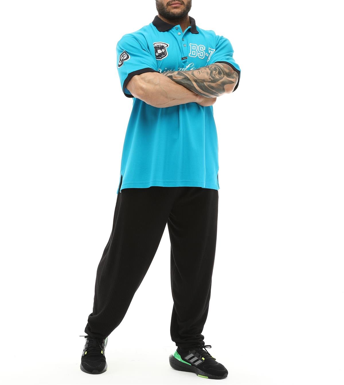 Men's Turquoise Polo T-shirt