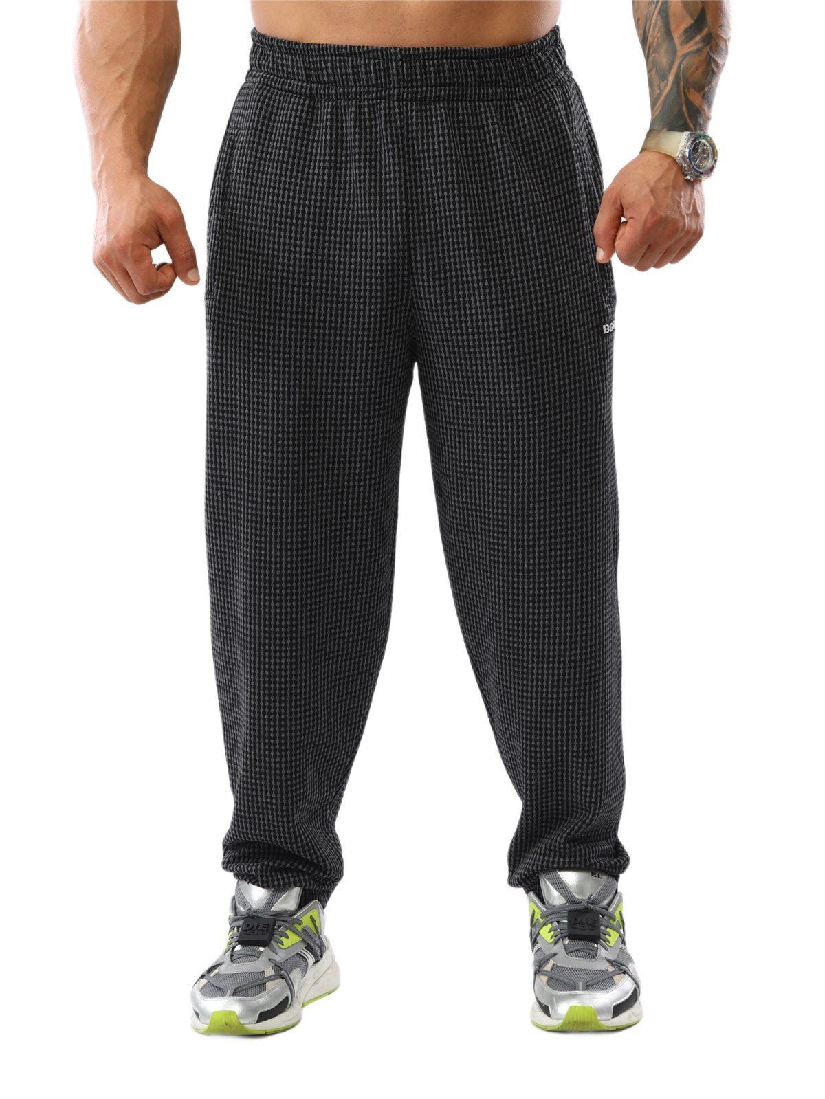 Men's Winter Sweatpants with Zippered Pockets