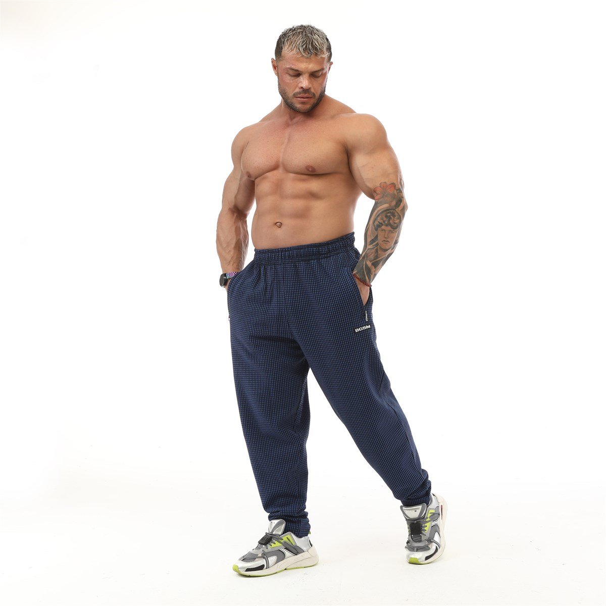 Men's Winter Sweatpants with Zippered Pockets