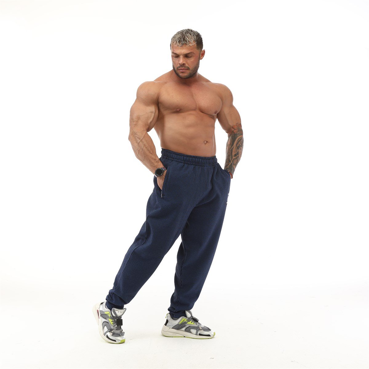 Men's Winter Sweatpants with Zippered Pockets