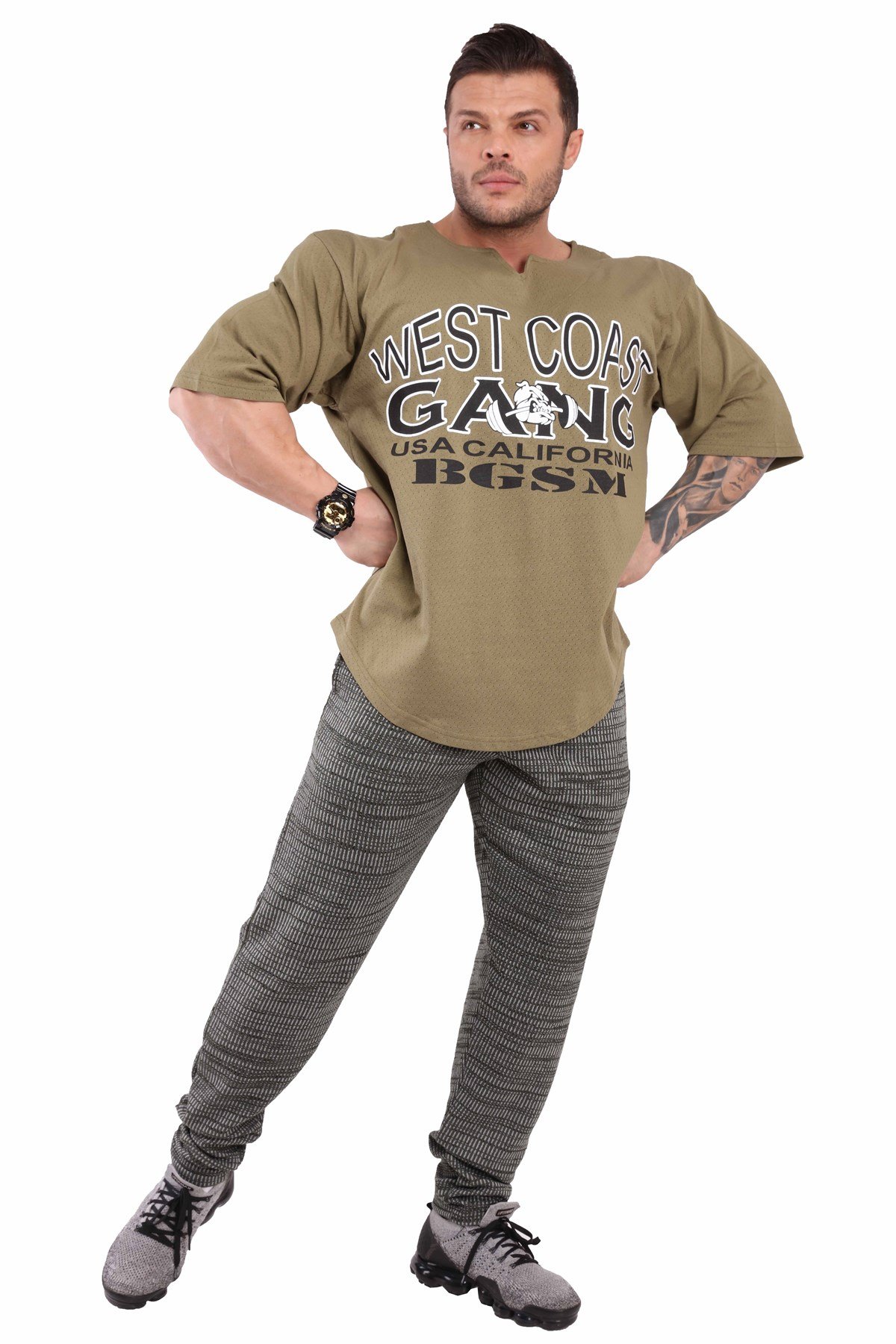 Mesh Bodybuilding T-shirt 3283