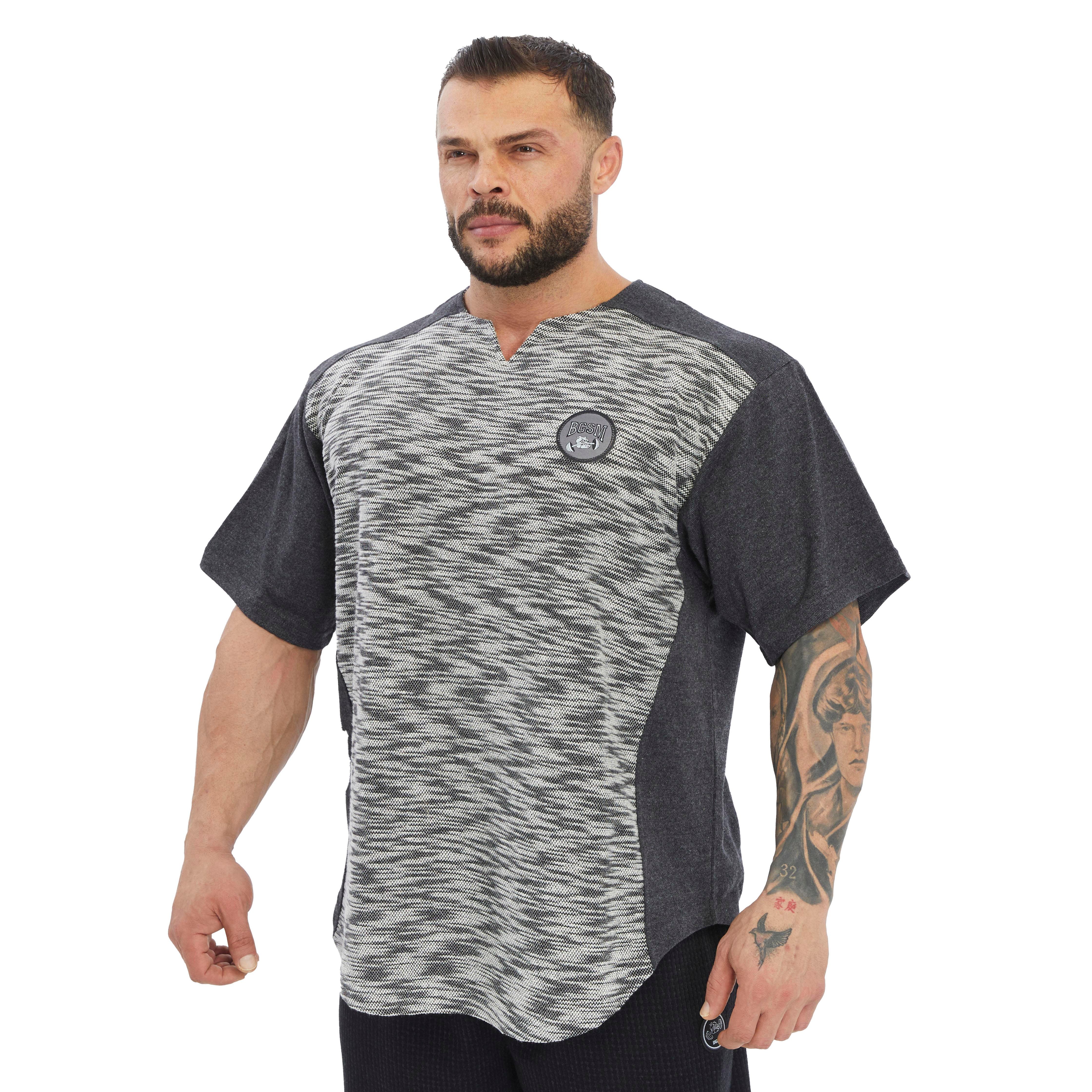 Oversize Cotton T-shirt, V-Neck Rag Top