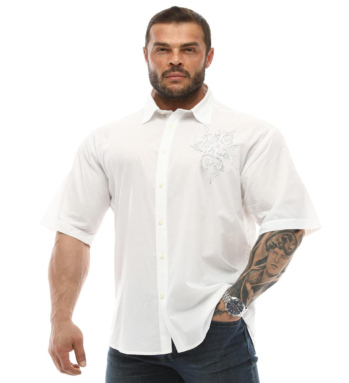 Oversize Embroidered Shirt