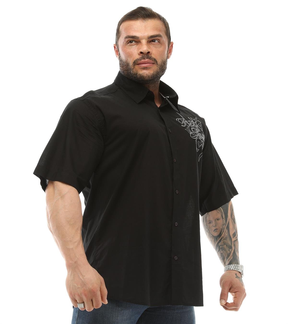 Oversize Embroidered Shirt