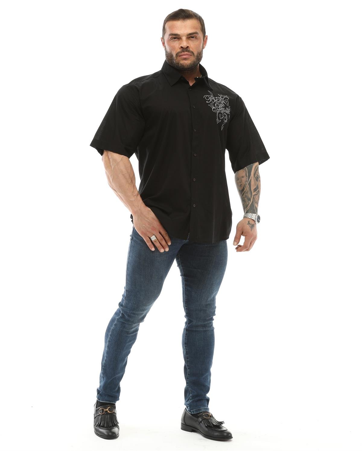 Oversize Embroidered Shirt