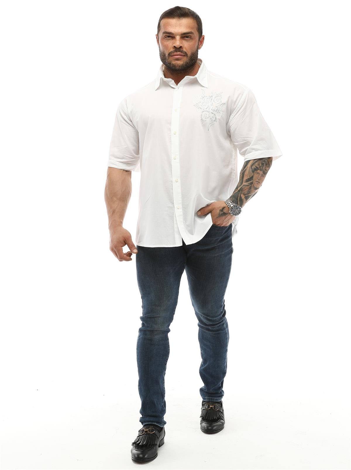 Oversize Embroidered Shirt