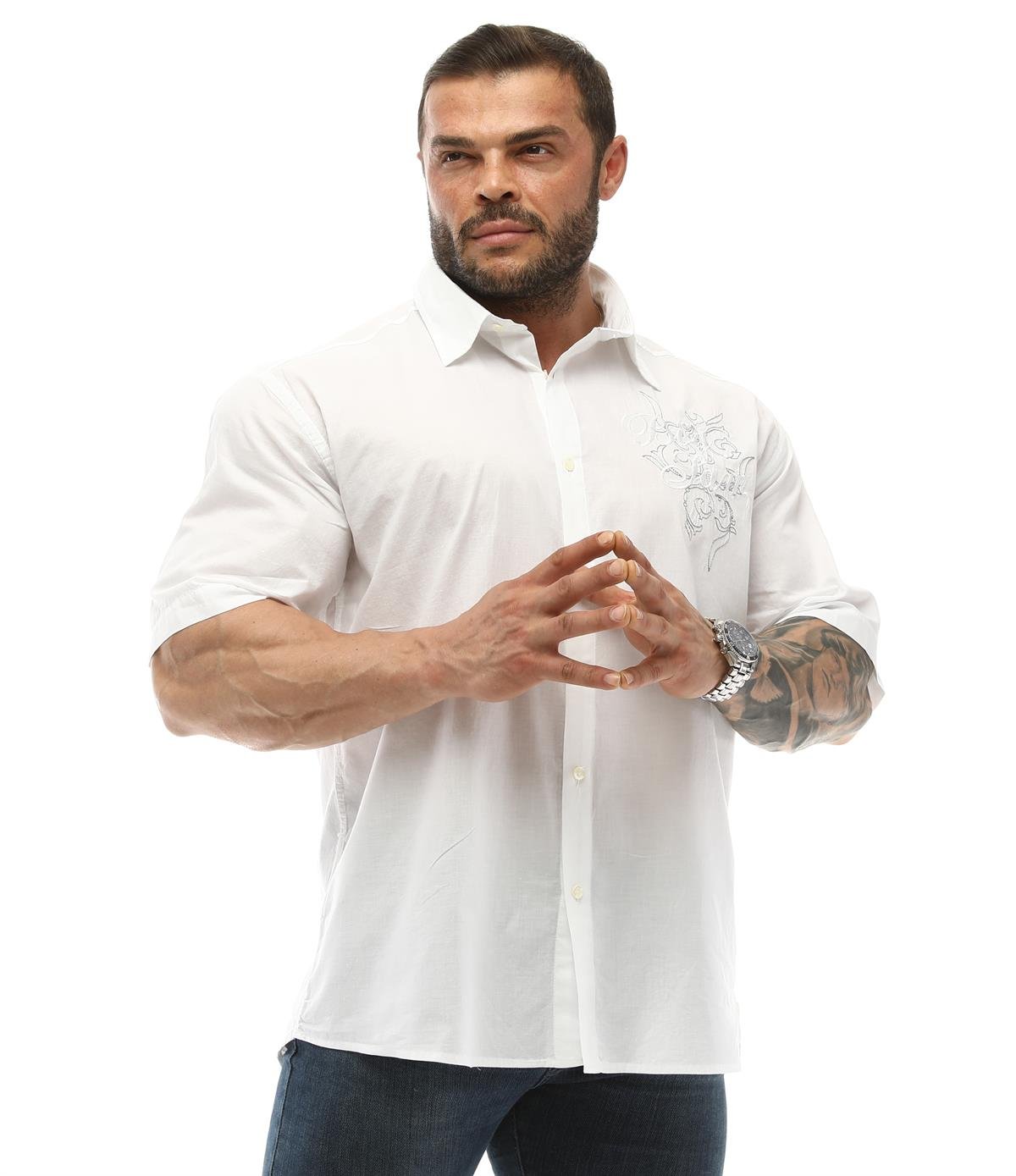 Oversize Embroidered Shirt