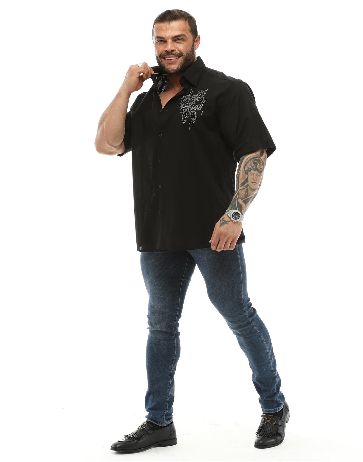 Oversize Embroidered Shirt