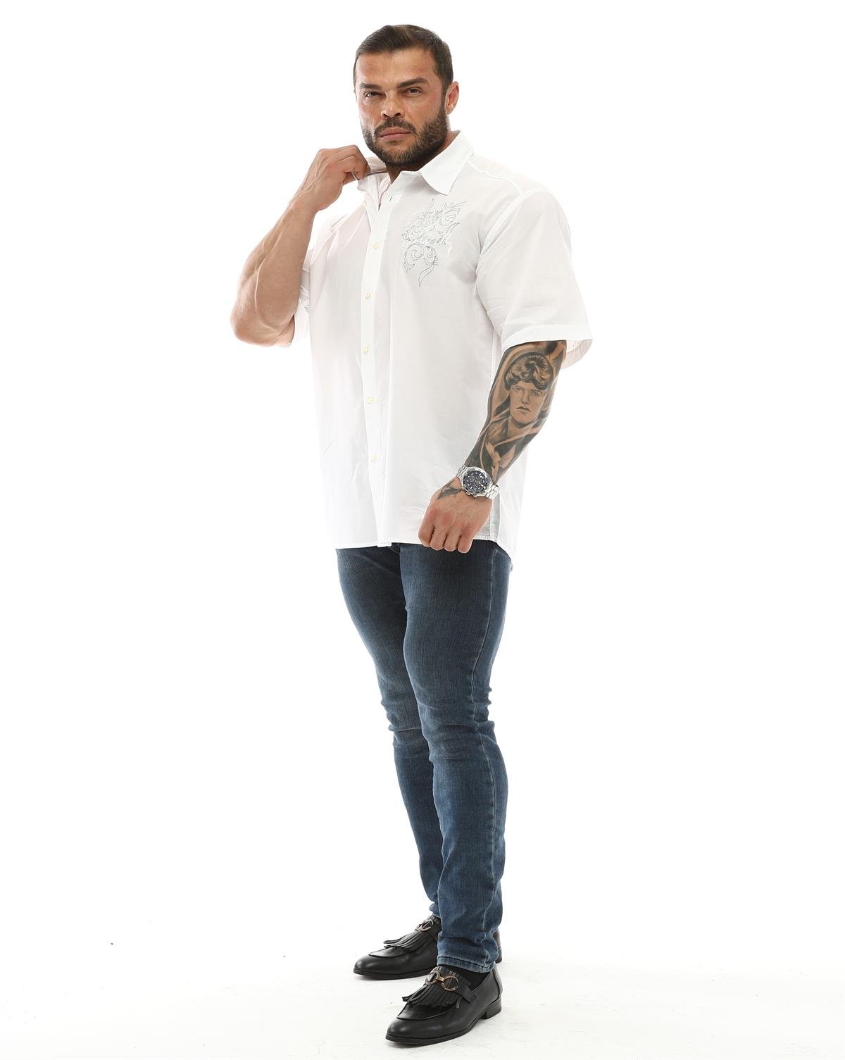 Oversize Embroidered Shirt