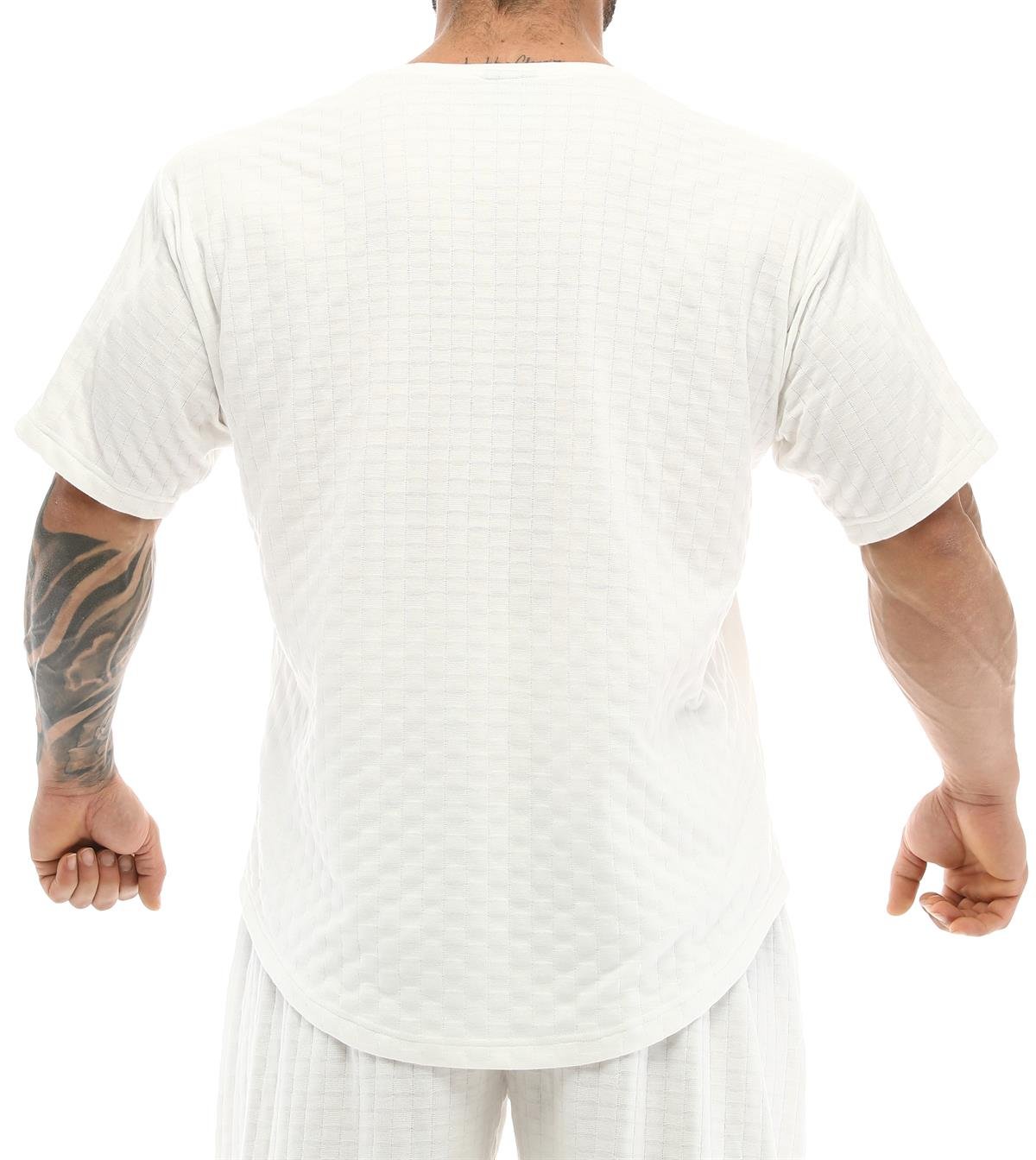 Oversize Plaid Design Rag Top