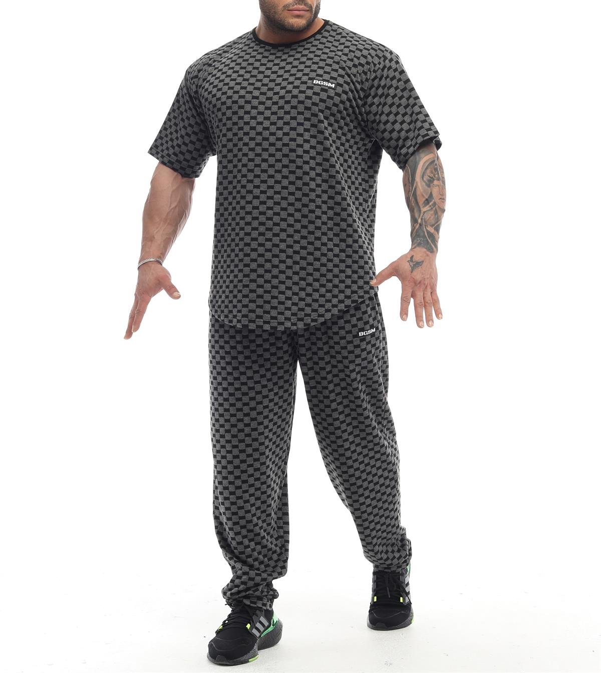 Oversize Plaid Design Rag Top