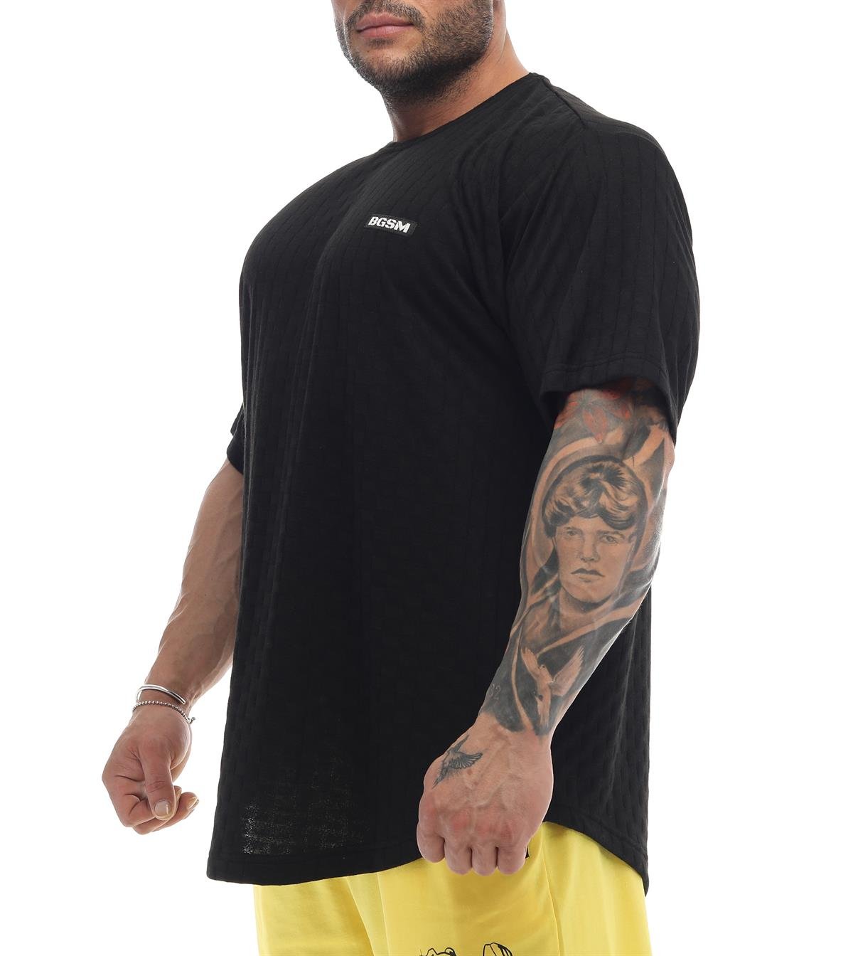 Oversize Plaid Design Rag Top