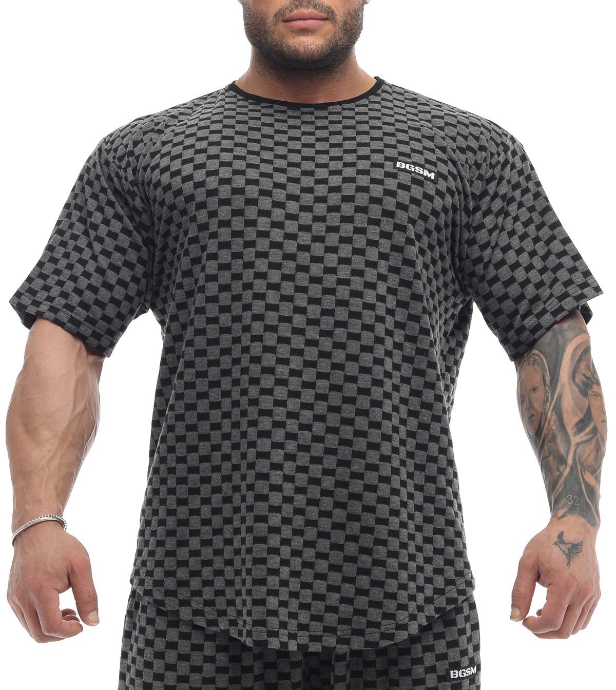 Oversize Plaid Design Rag Top