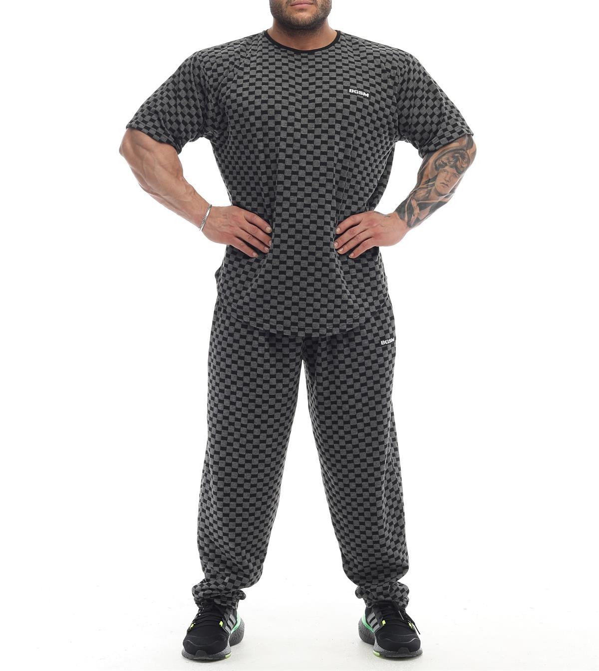 Oversize Plaid Design Rag Top