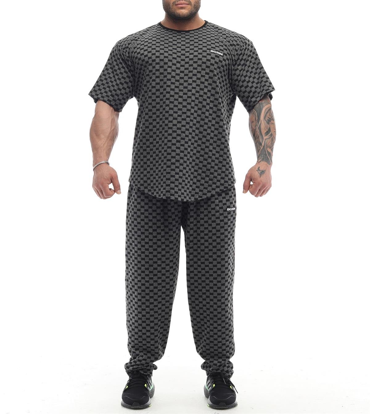 Oversize Plaid Design Rag Top