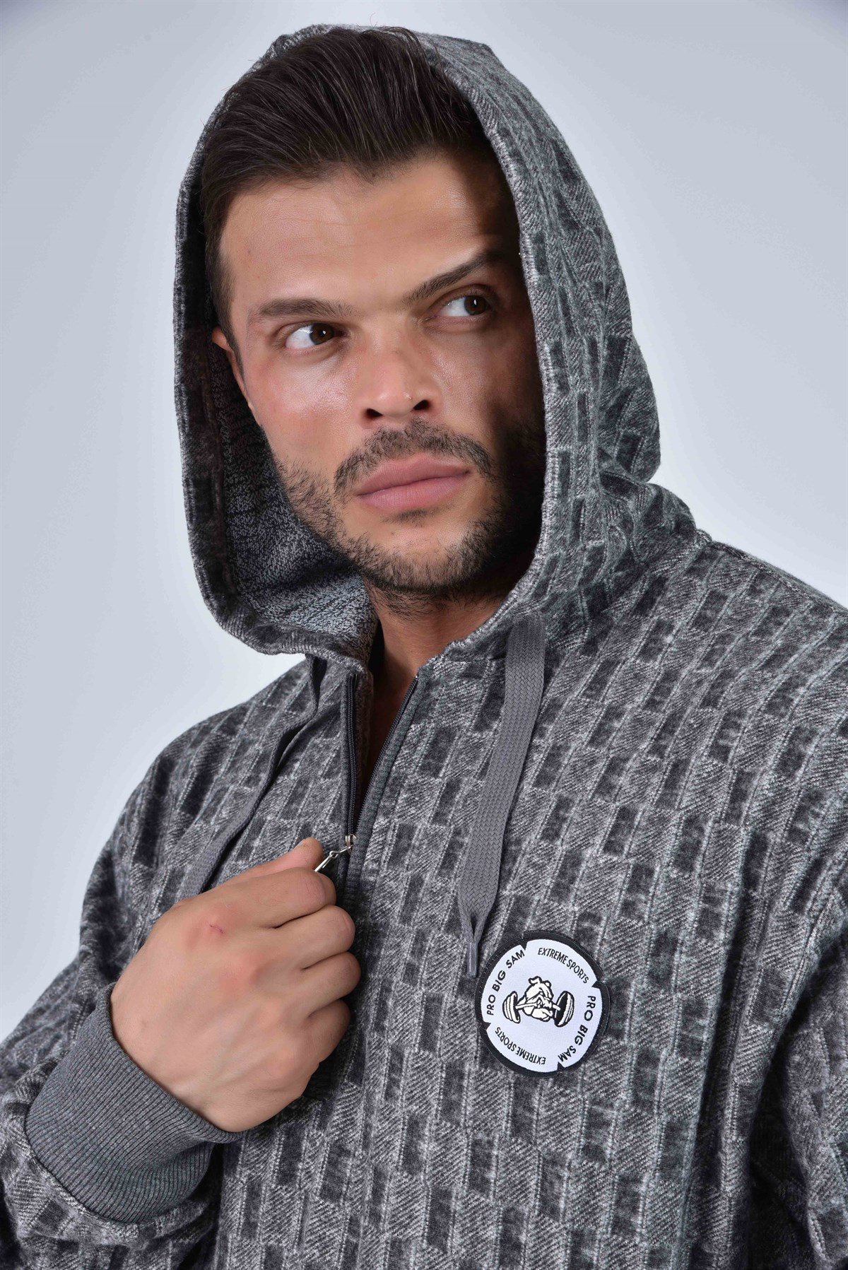 Stone Winter Hooded Sweater