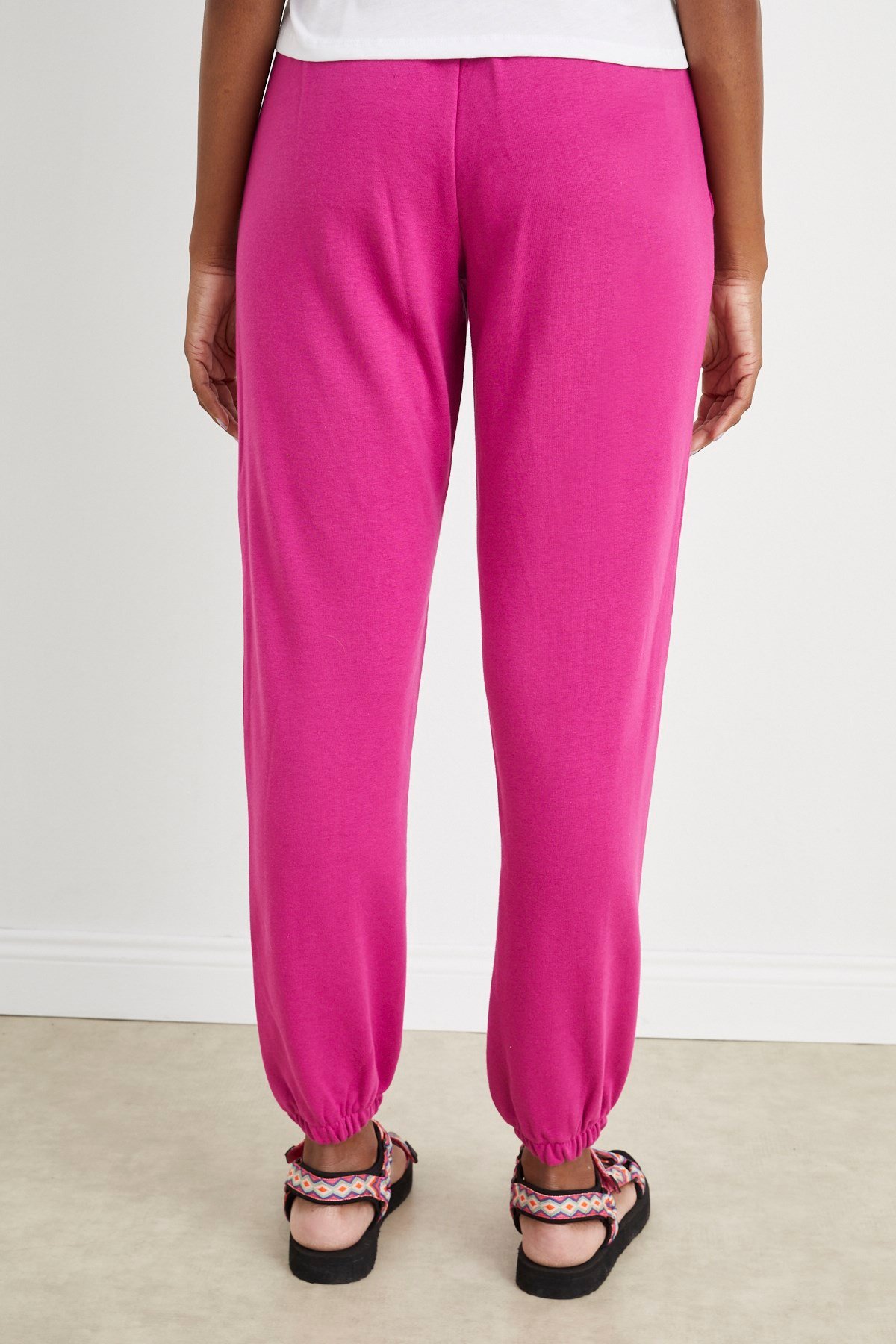 FUŞYA DİKİŞLİ JOGGER PANTOLON | curly