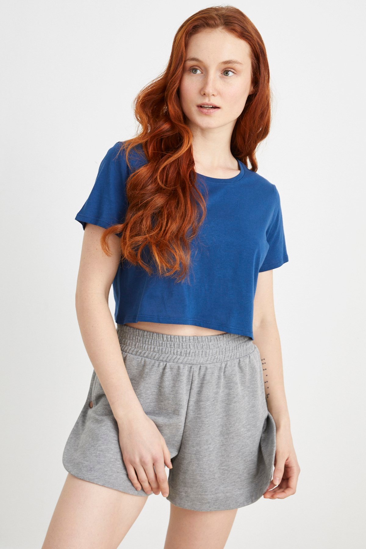 INDIGO KISA TSHIRT | curly