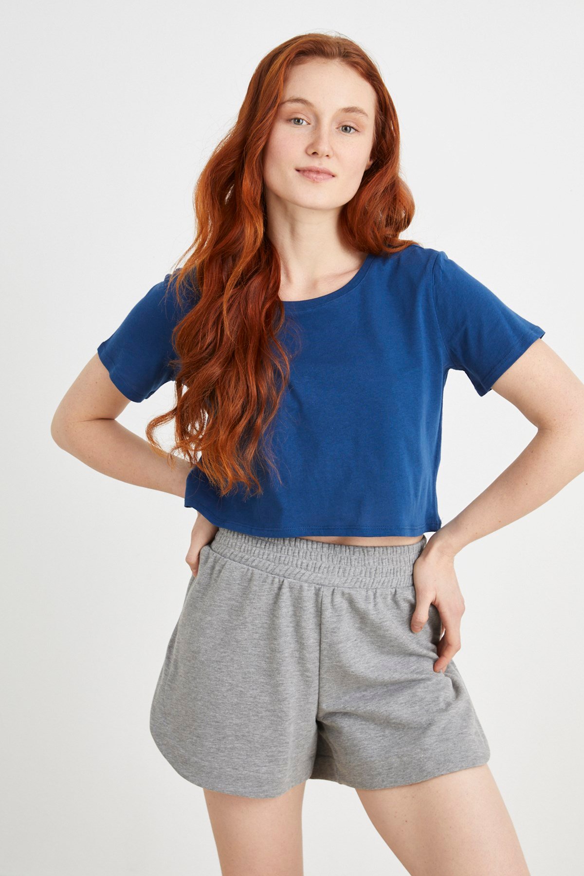 INDIGO KISA TSHIRT | curly