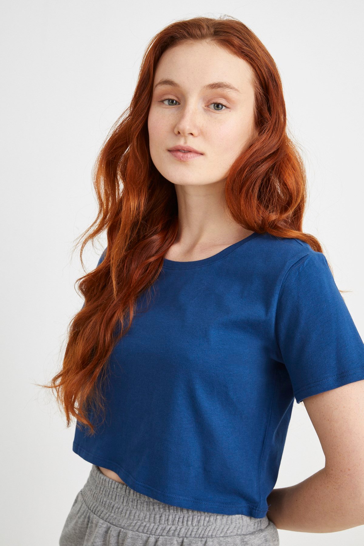 INDIGO KISA TSHIRT | curly
