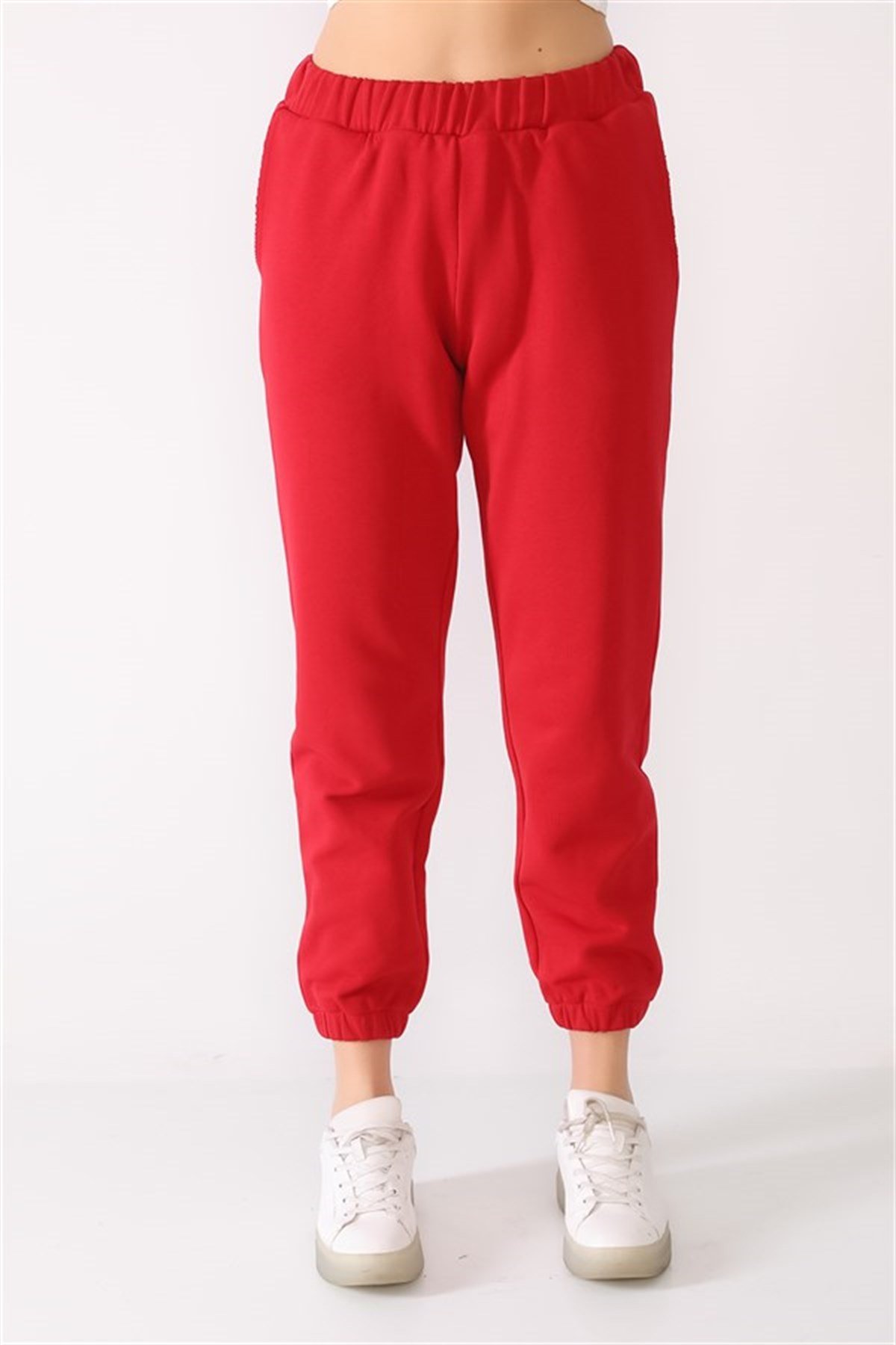 KIRMIZI JOGGER PANTOLON | curly