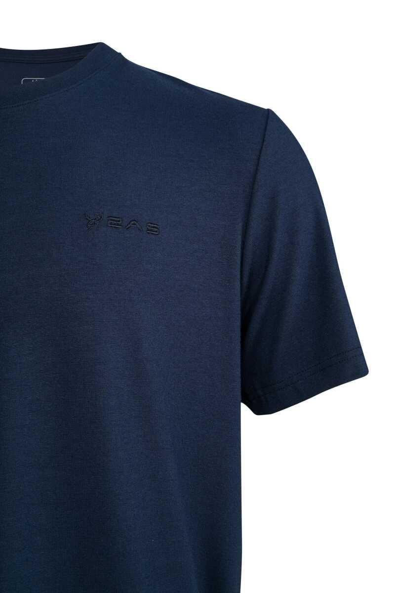 2AS Winson Erkek Viloft Sıfır Yaka Tişört 2ASWINMFBSS24