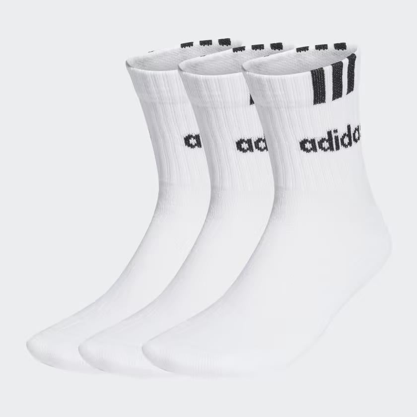 Adidas Unisex 3-Stripes Linear Half-Crew Unisex Çorap