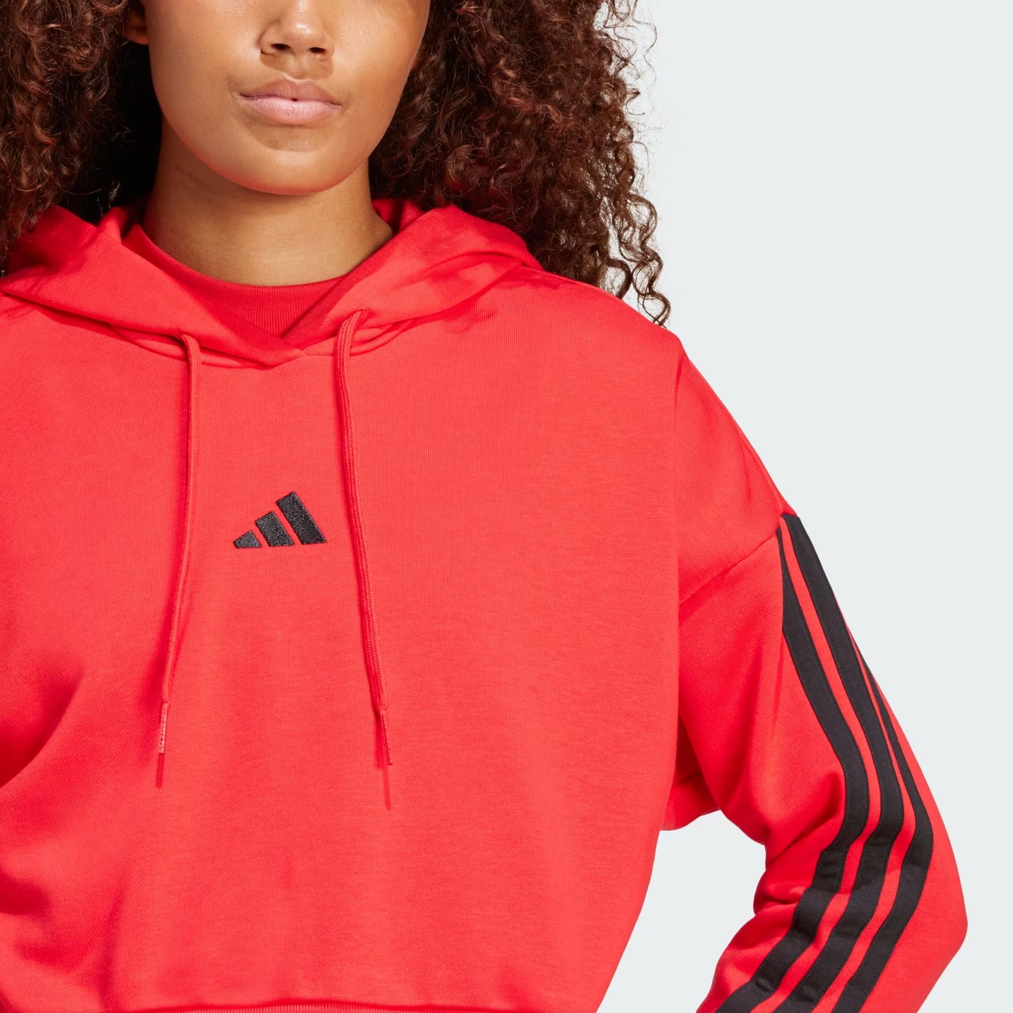 Adidas W 3S Ft Cro Hd Kadın Sweat IS6997