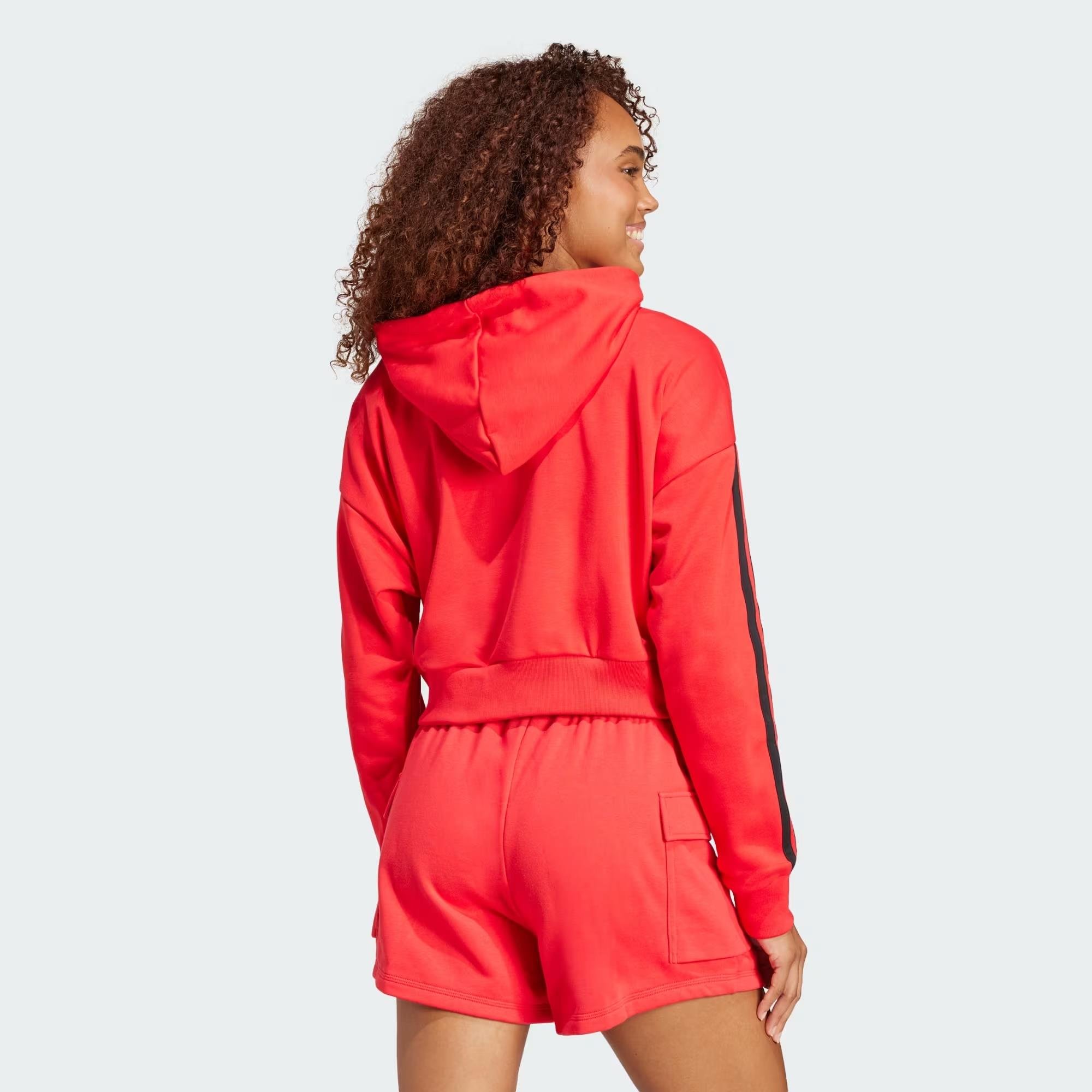 Adidas W 3S Ft Cro Hd Kadın Sweat IS6997