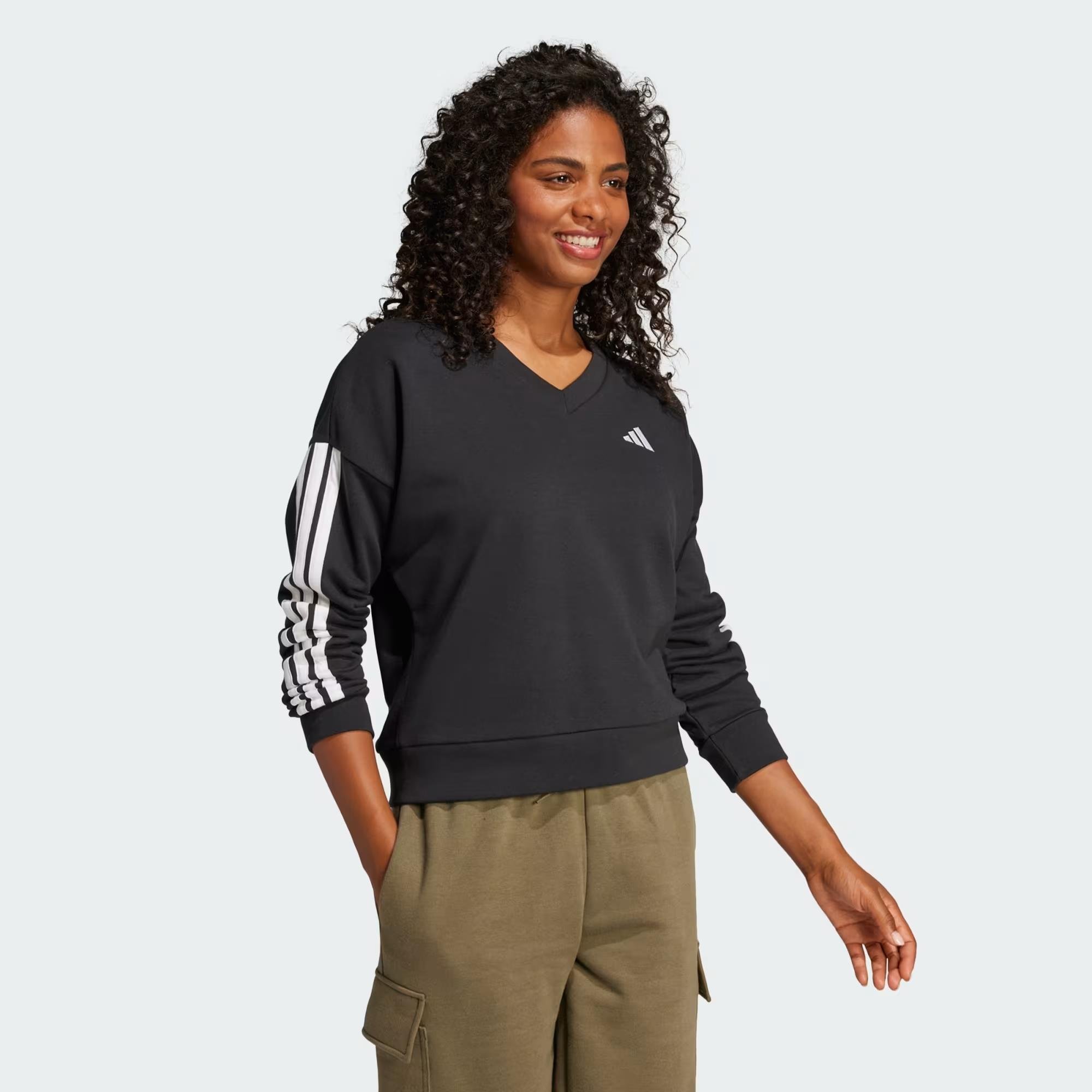 Adidas W 3S Ft Vn Swt Kadın Sweat JE0027