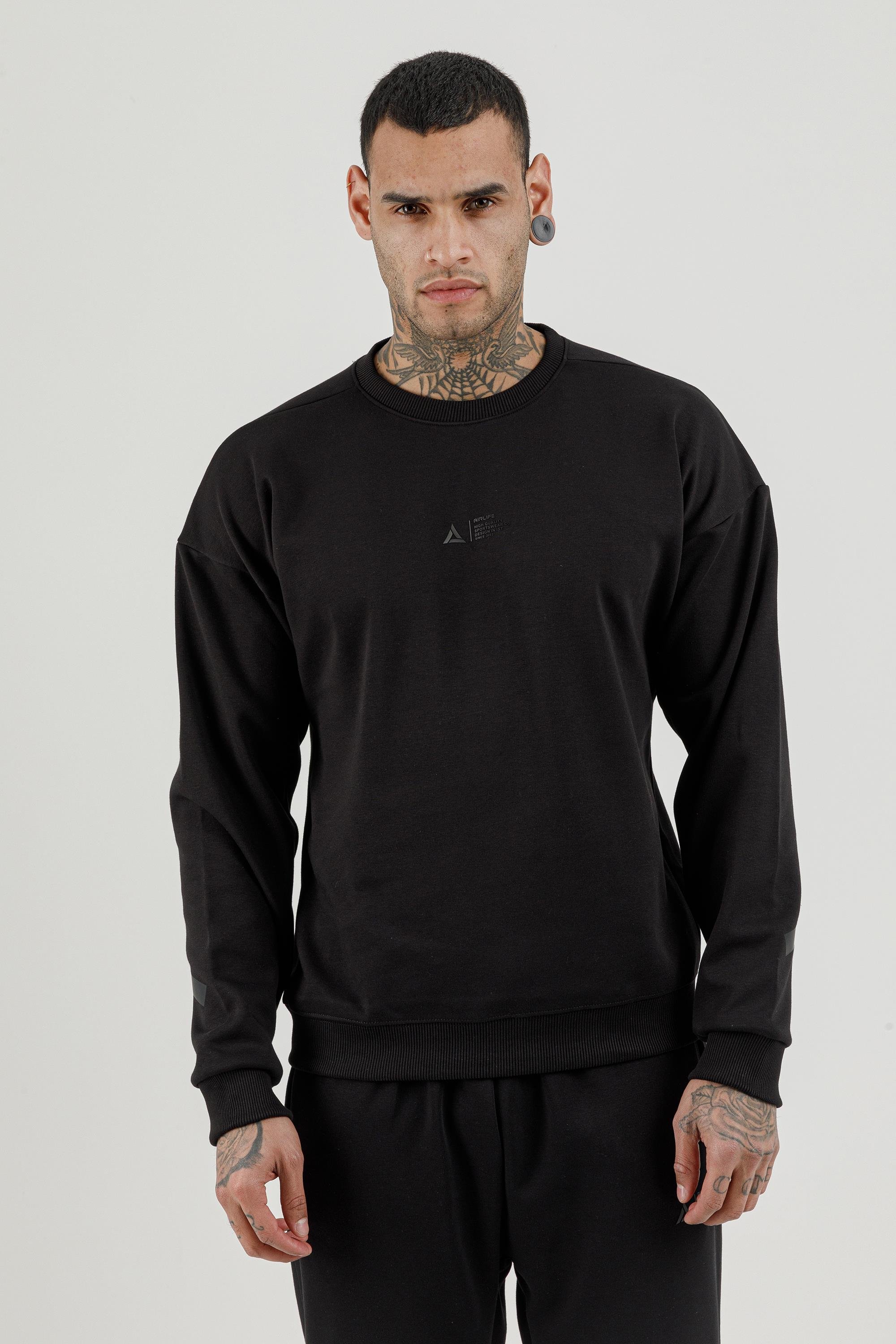 Air Life Sıfır Yaka Erkek Sweatshirt 180011