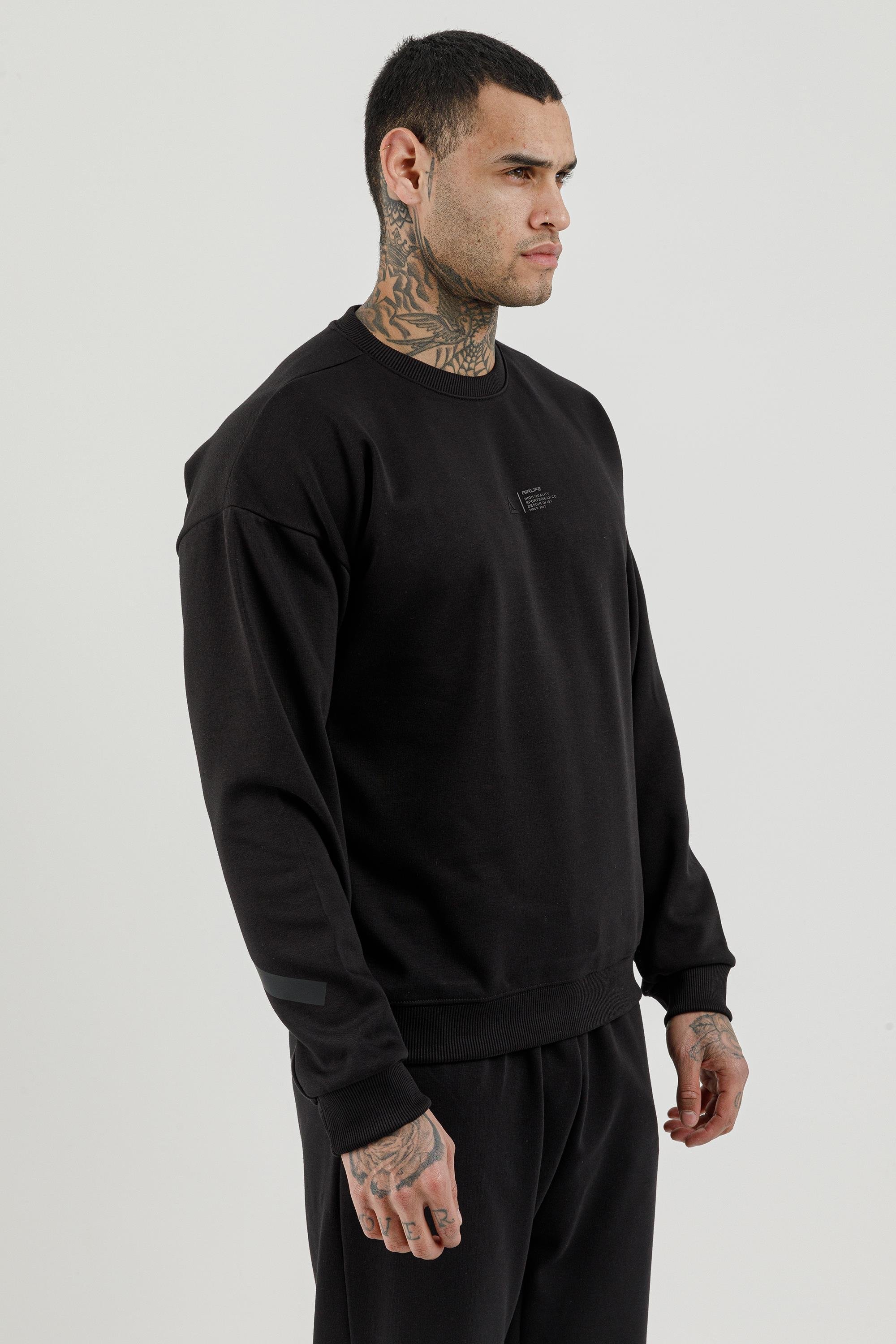 Air Life Sıfır Yaka Erkek Sweatshirt 180011