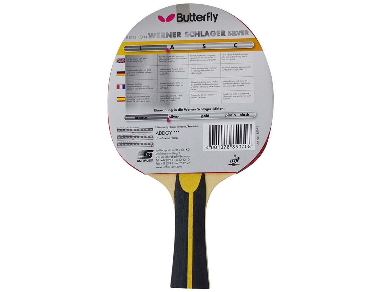 Butterfly Butterfly Silver Masa Tenisi Raketi