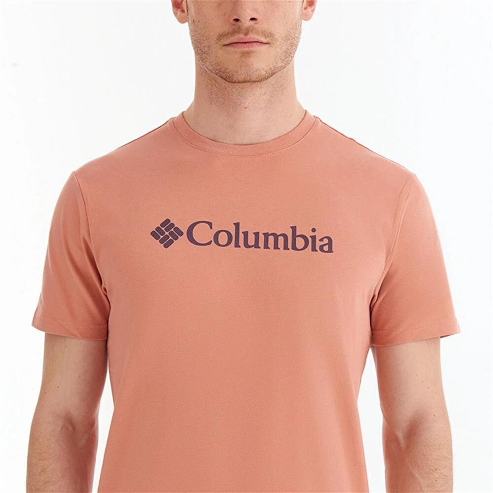 Columbia Csc M Basic Big Logo Brushed Ss Tee Erkek Tişört