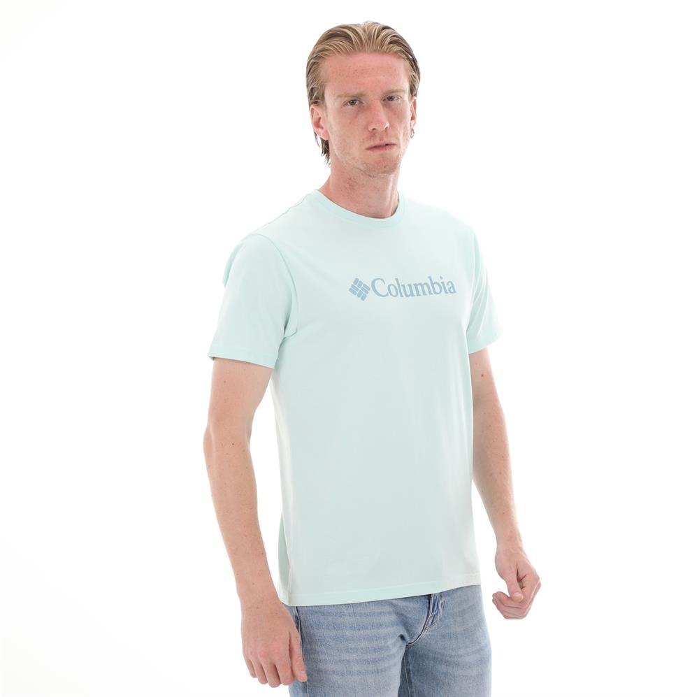 Columbia Csc M Basic Big Logo Brushed Ss Tee Erkek Tişört